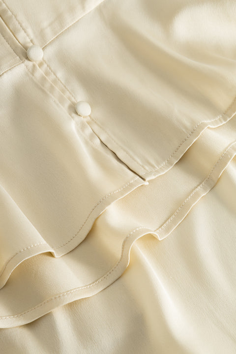 nué notes Sandro Blouse - Light Beige Blouses 144 Light Beige
