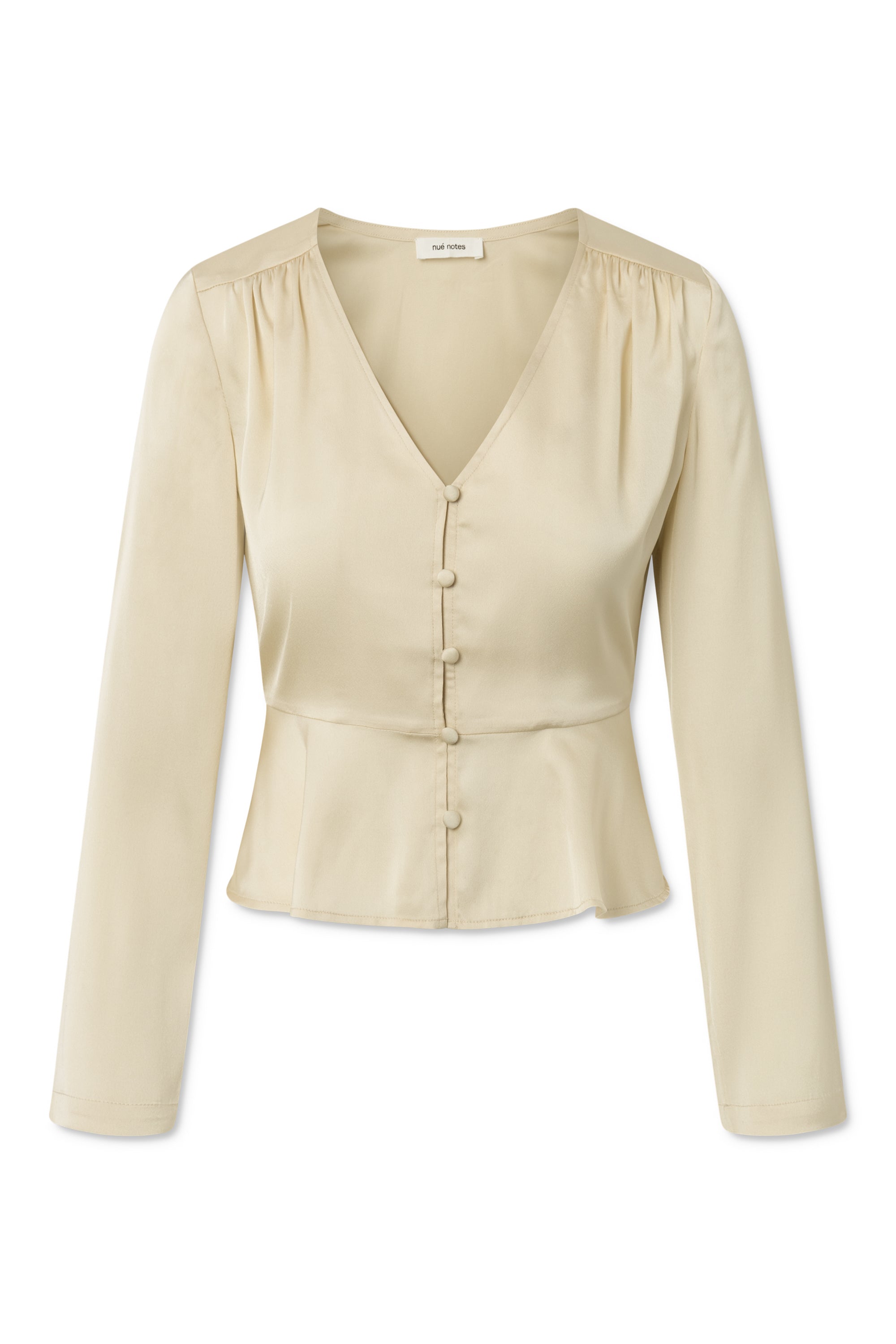 nué notes Sandro Blouse - Light Beige Blouses 144 Light Beige