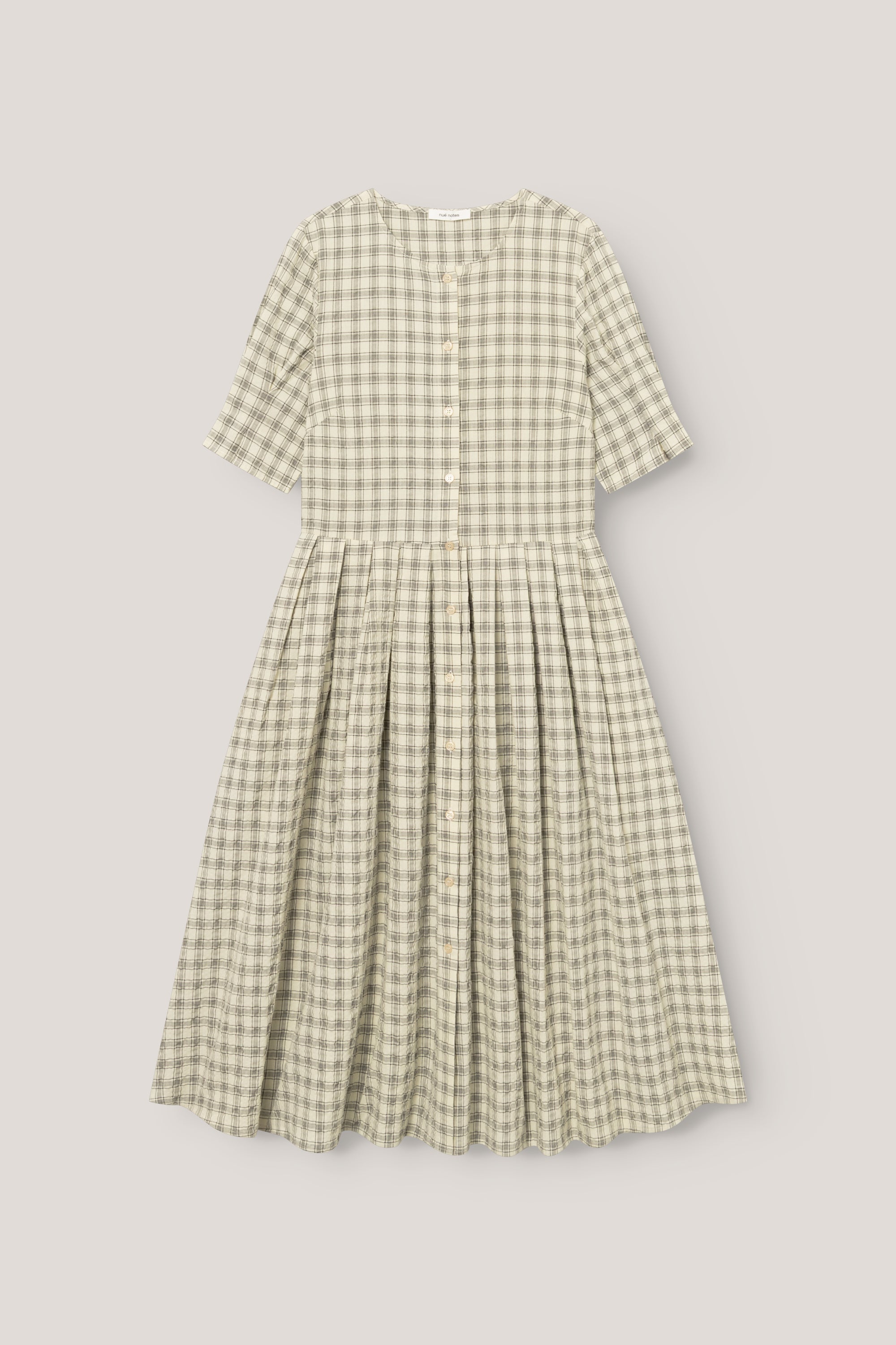 nué notes Savannah Dress Dresses 918 Parchment Check