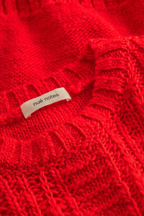 nué notes Sergio Crewneck Knitwear 378 High Risk Red