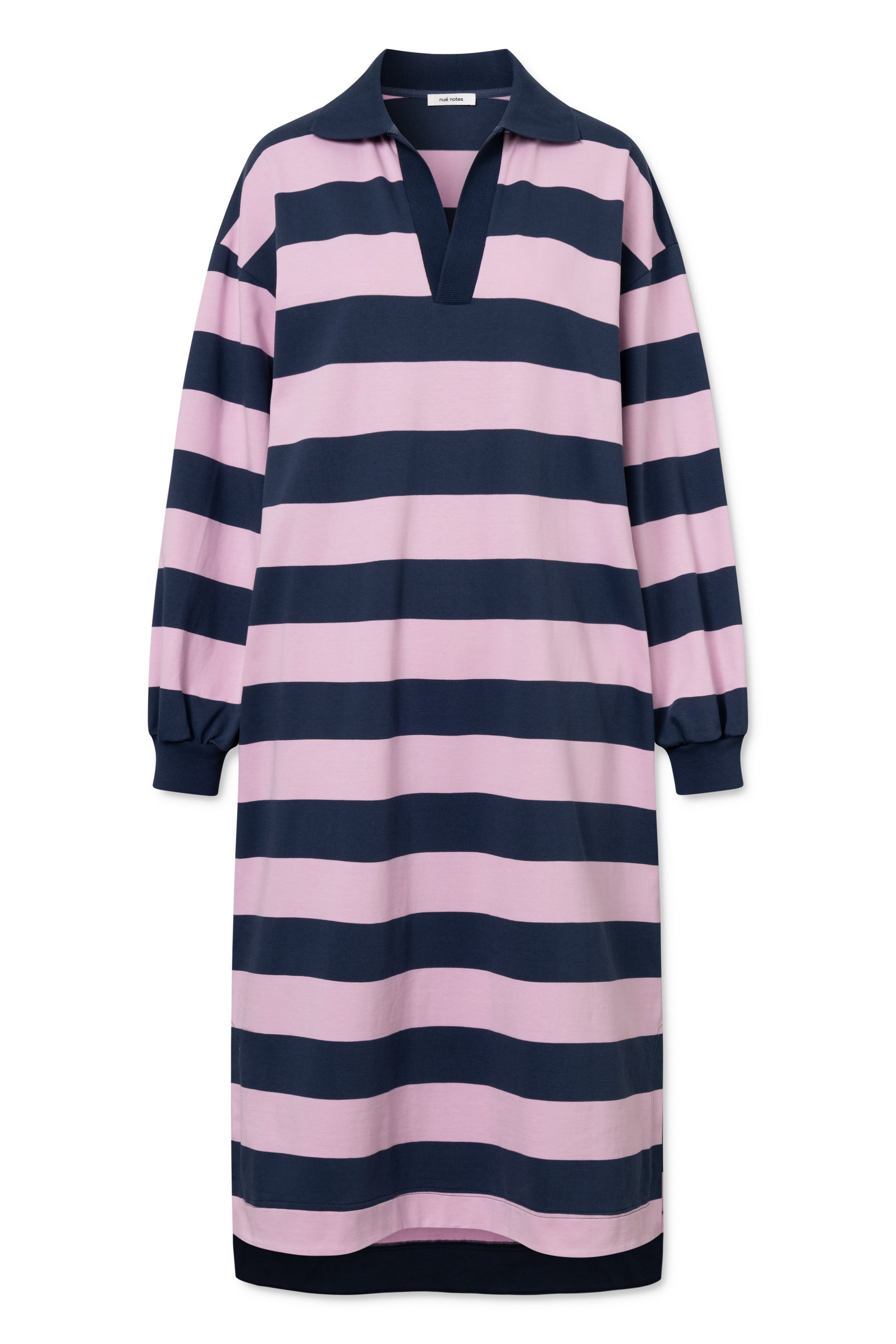 nué notes Sibiu Dress Dresses 967 Navy Pink Stripe