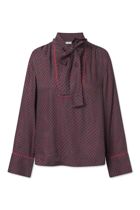 nué notes Silas Blouse Blouses 941 Scarf Red