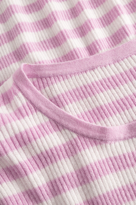 nué notes Simon T-Shirt Blouses 380 Pink Stripe