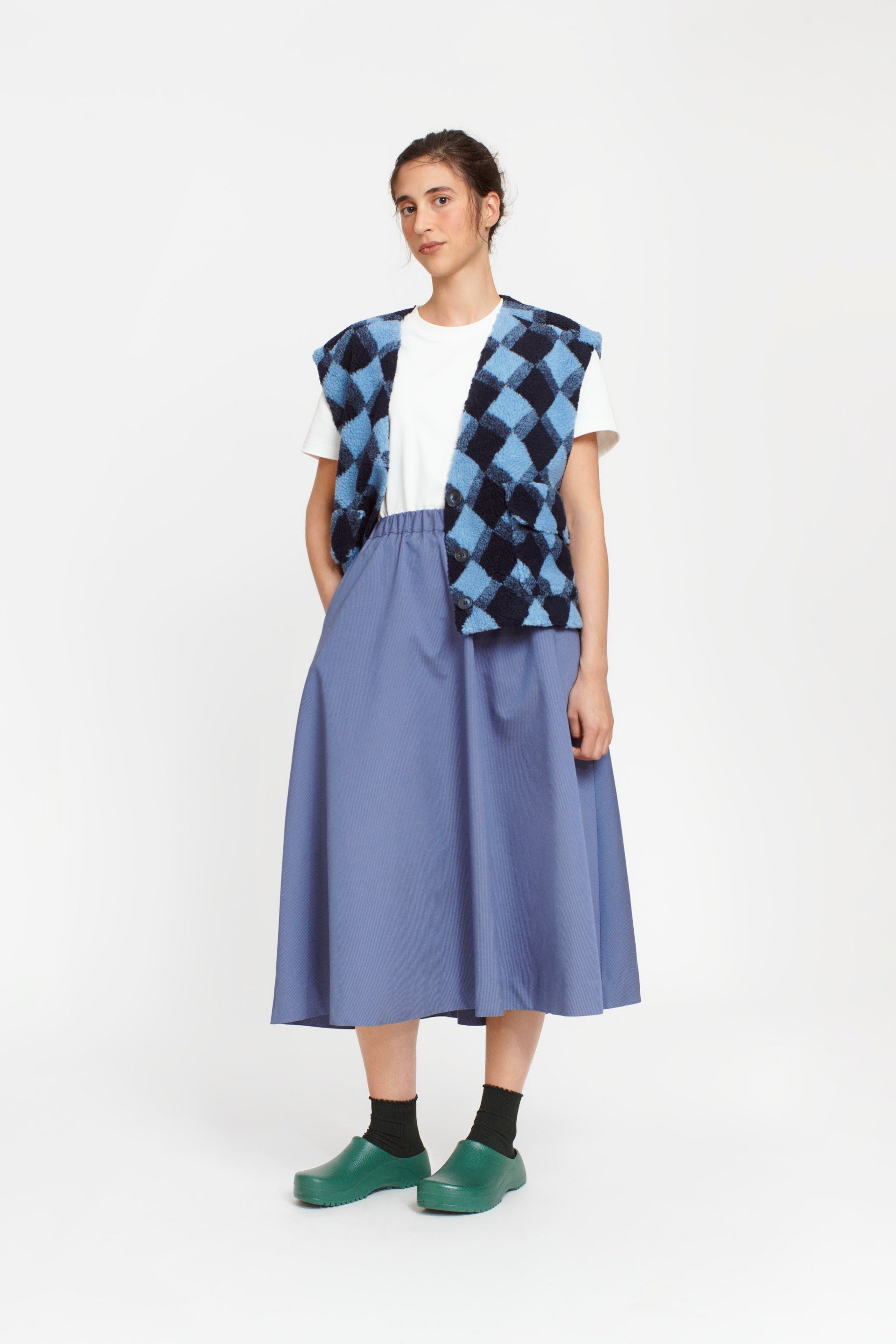 nué notes Smith Skirt Skirts 421 Dusty Blue