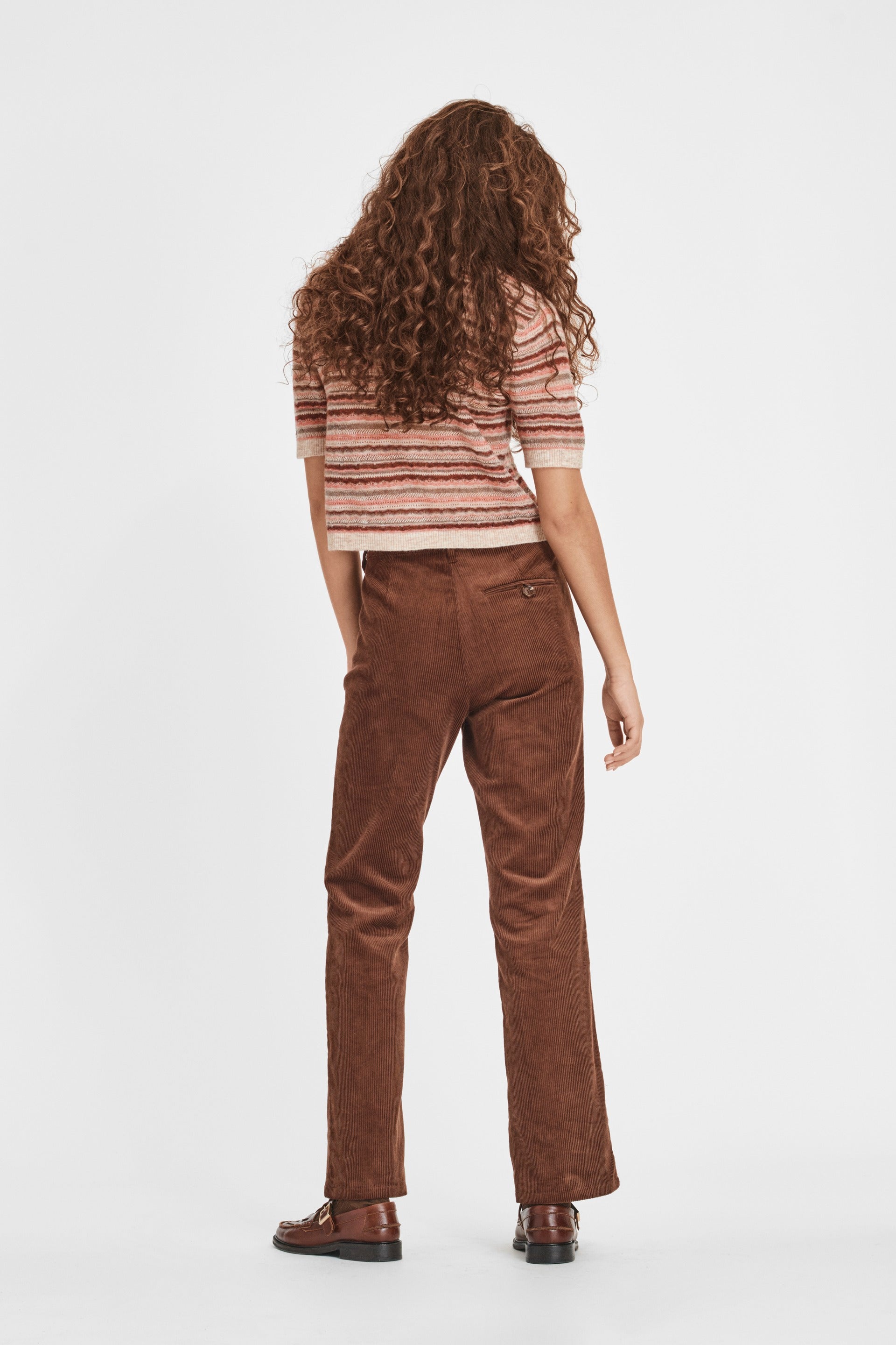 nué notes Sten Cardigan Top Knitwear 363 Red Clay