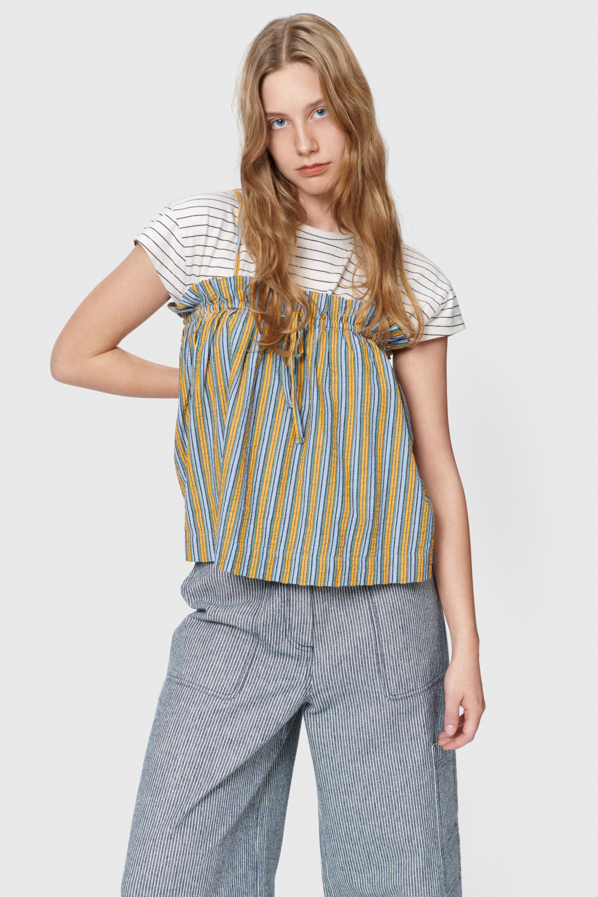 nué notes Theodore Top Blouses 948 Paradise Stripe