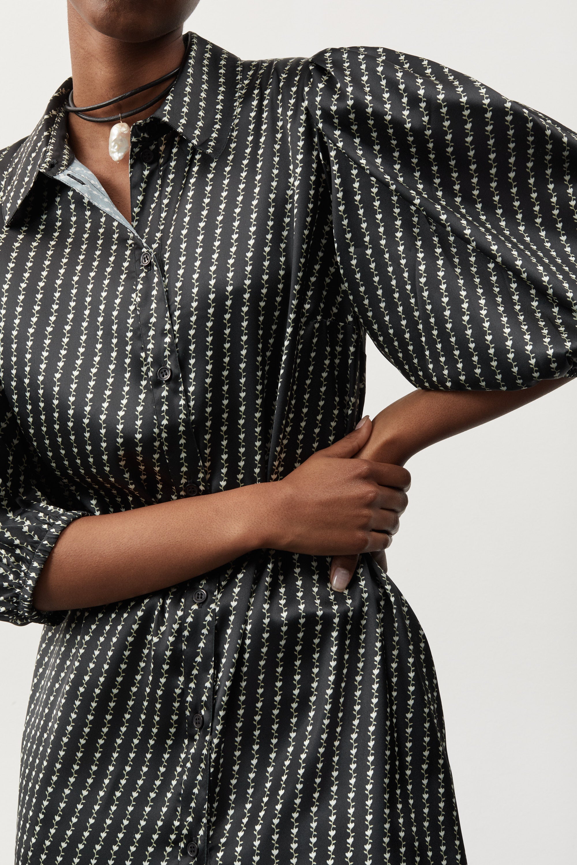 nué notes Tristan Dress - Multi Black Dresses 040 MULTI BLACK