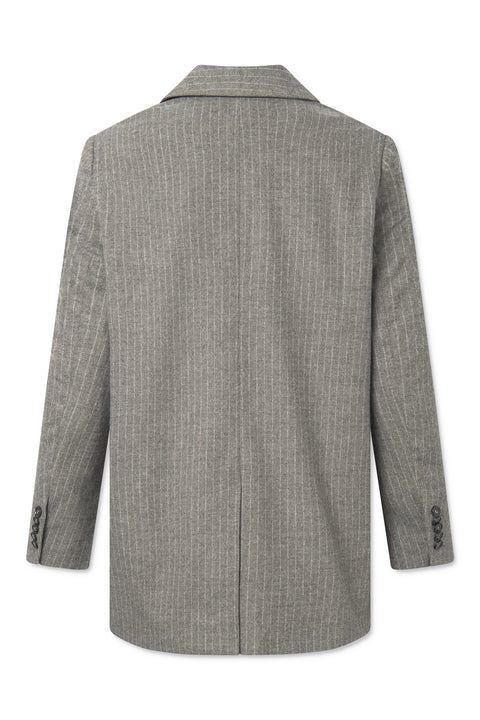 nué notes Tyler Blazer Outerwear 820 Multi Grey Stripe