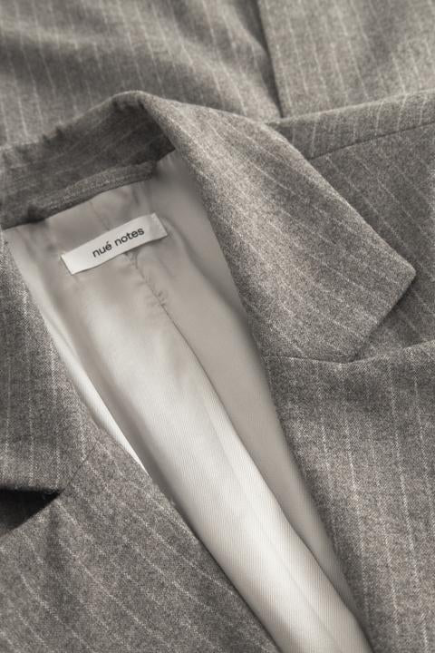 nué notes Tyler Blazer Outerwear 820 Multi Grey Stripe