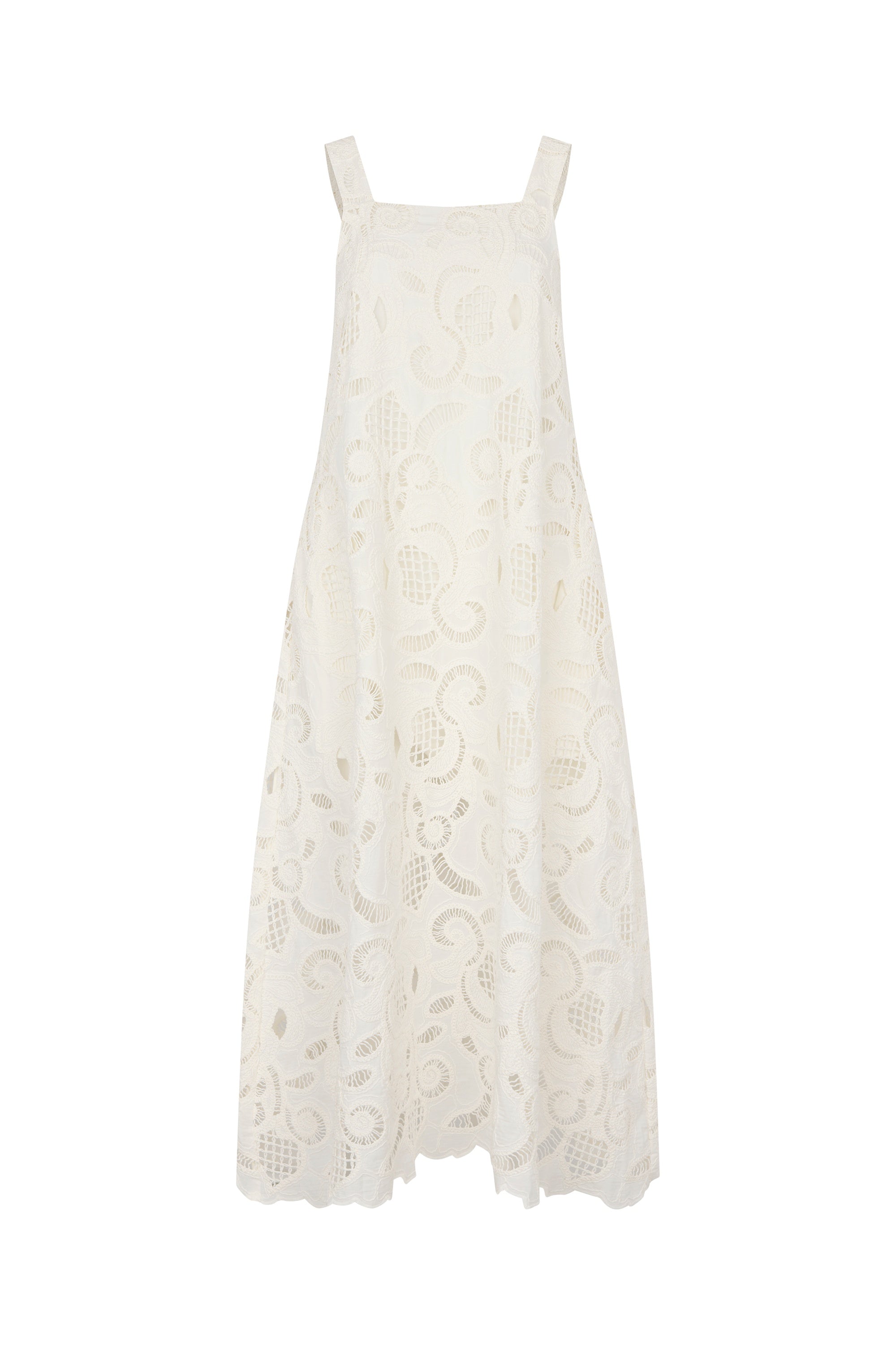 nué notes Valencia Dress Dresses 007 Egret