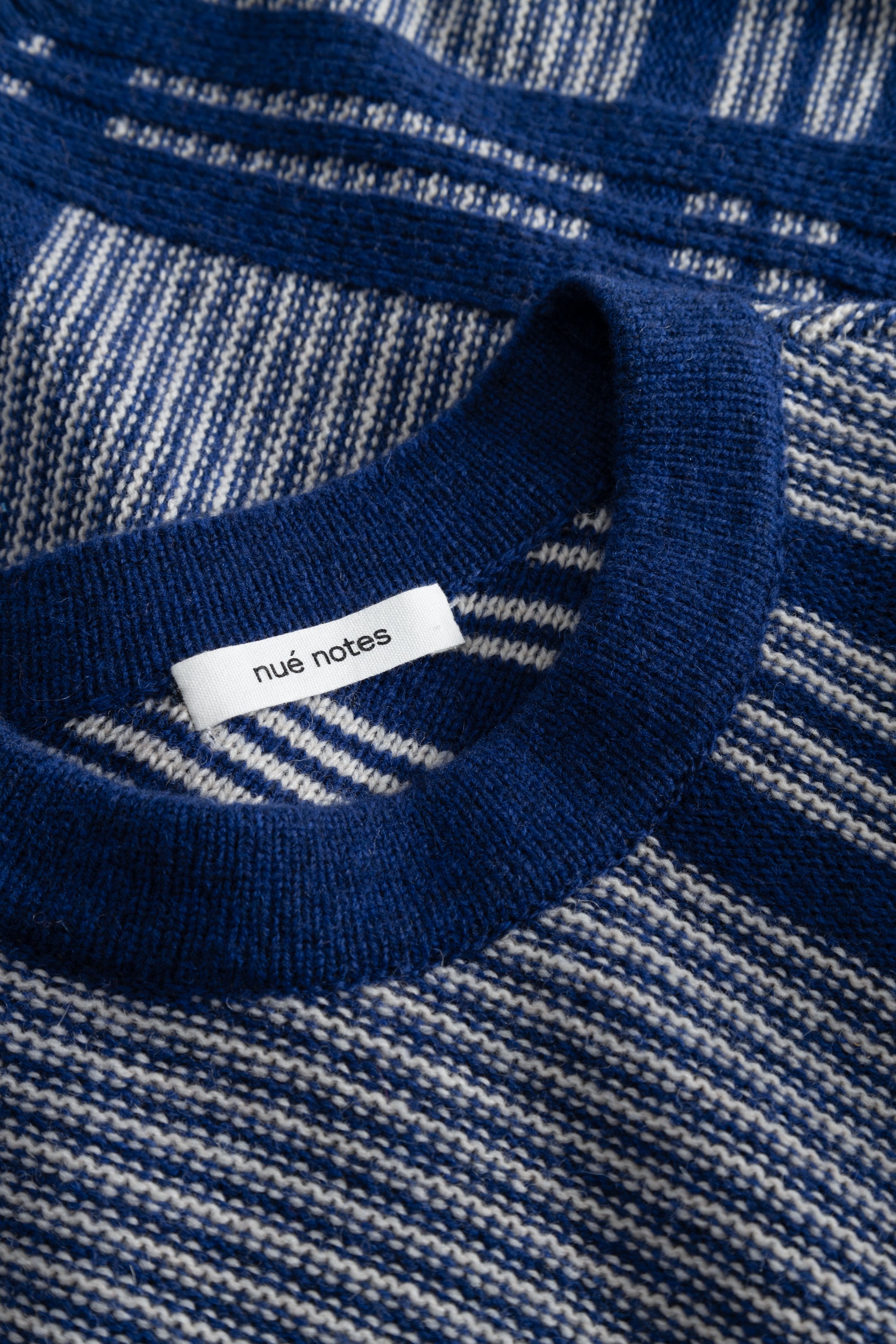 nué notes Vienna Crewneck Crewneck 913 Marine Check