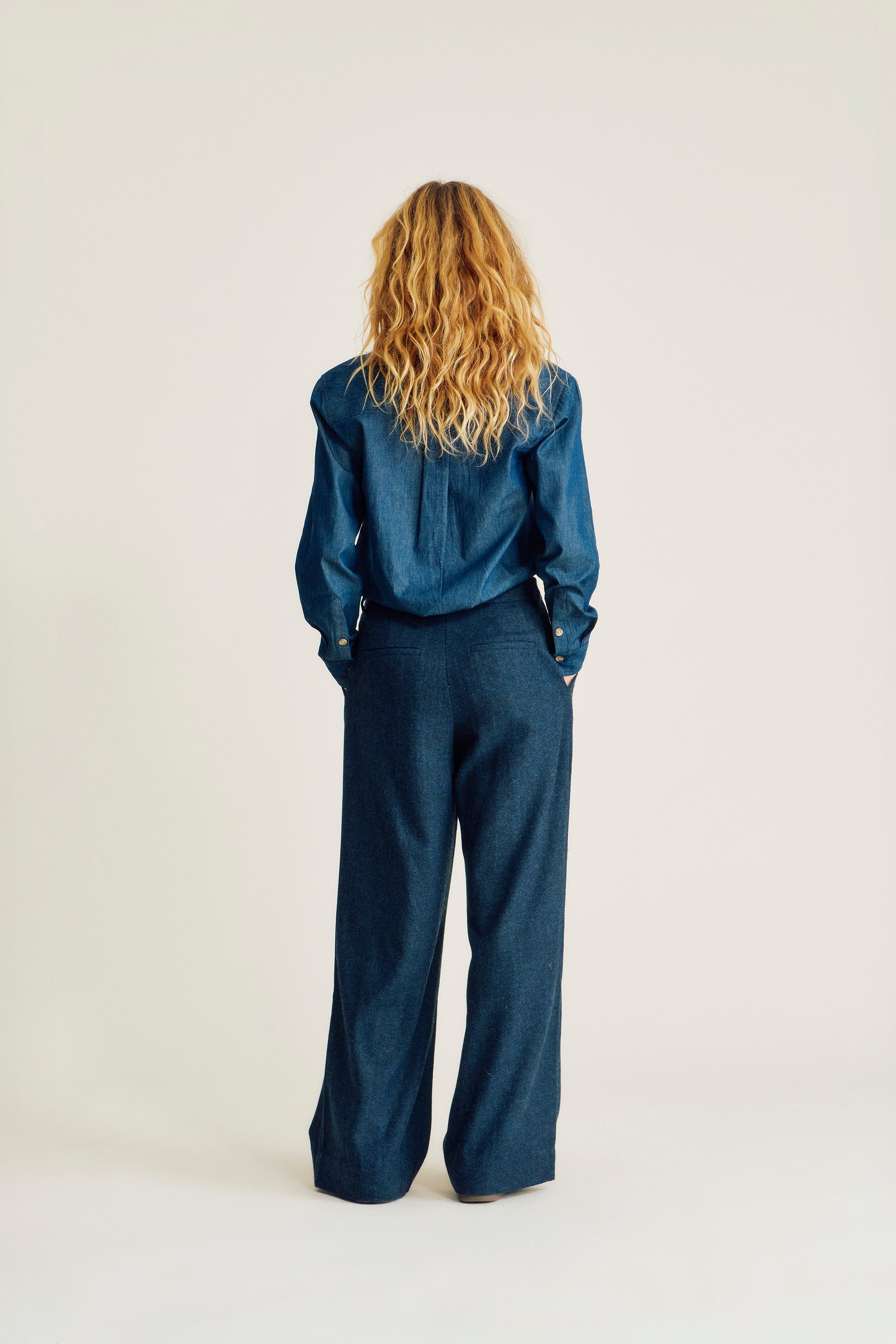 nué notes Vinstra Shirt Shirt 563 Desaturated Denim