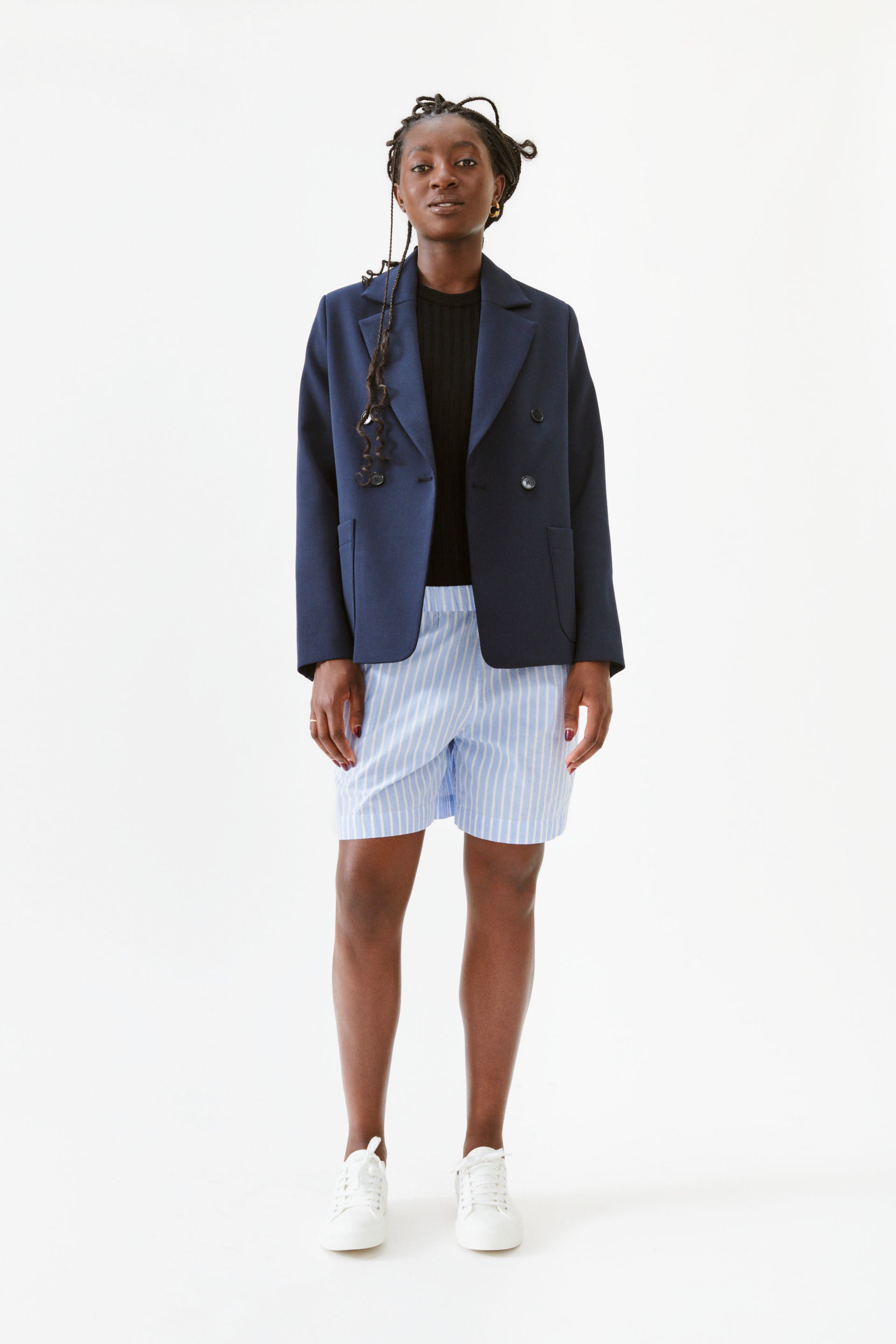 nué notes Belma Blazer - Navy Outerwear 499 Navy