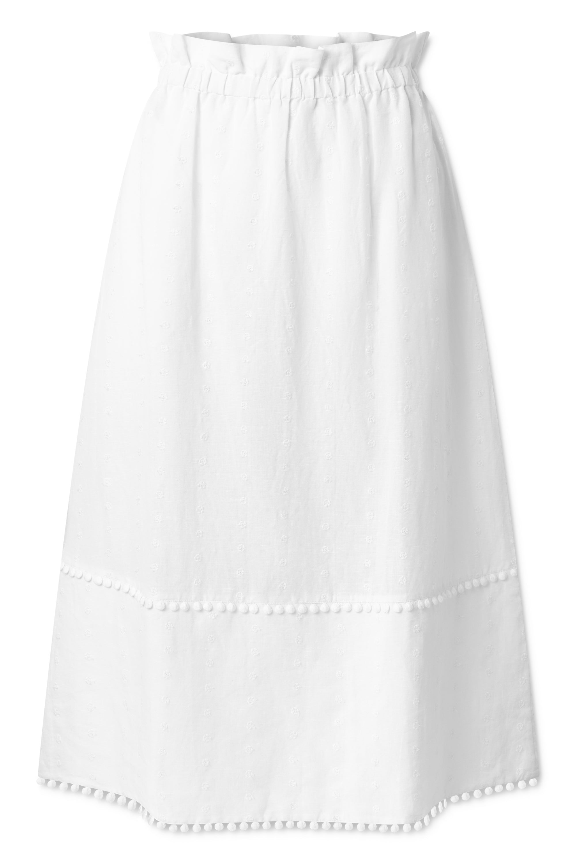 nué notes Bono Skirt - White SHORTS & SKIRTS 001 White