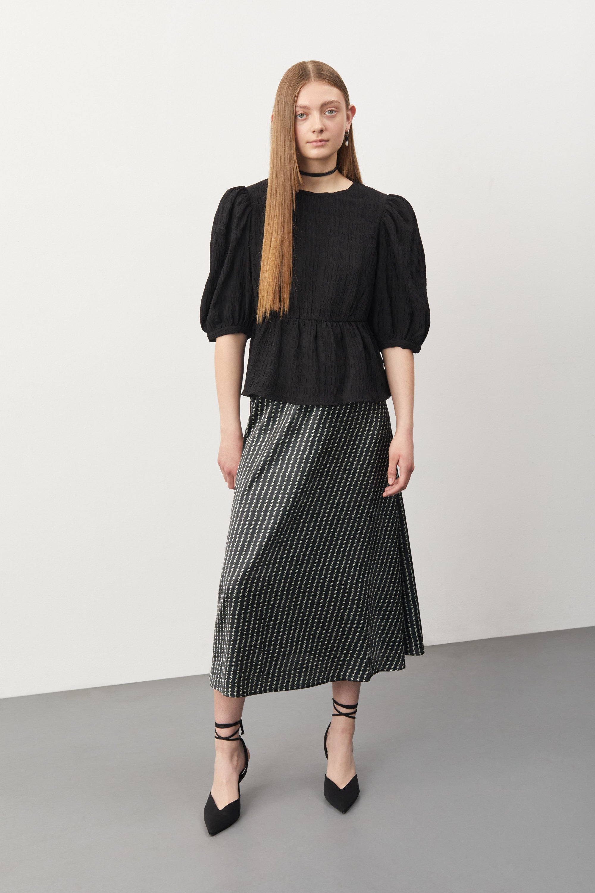 nué notes Brennen Blouse - Black Blouses 999 Black