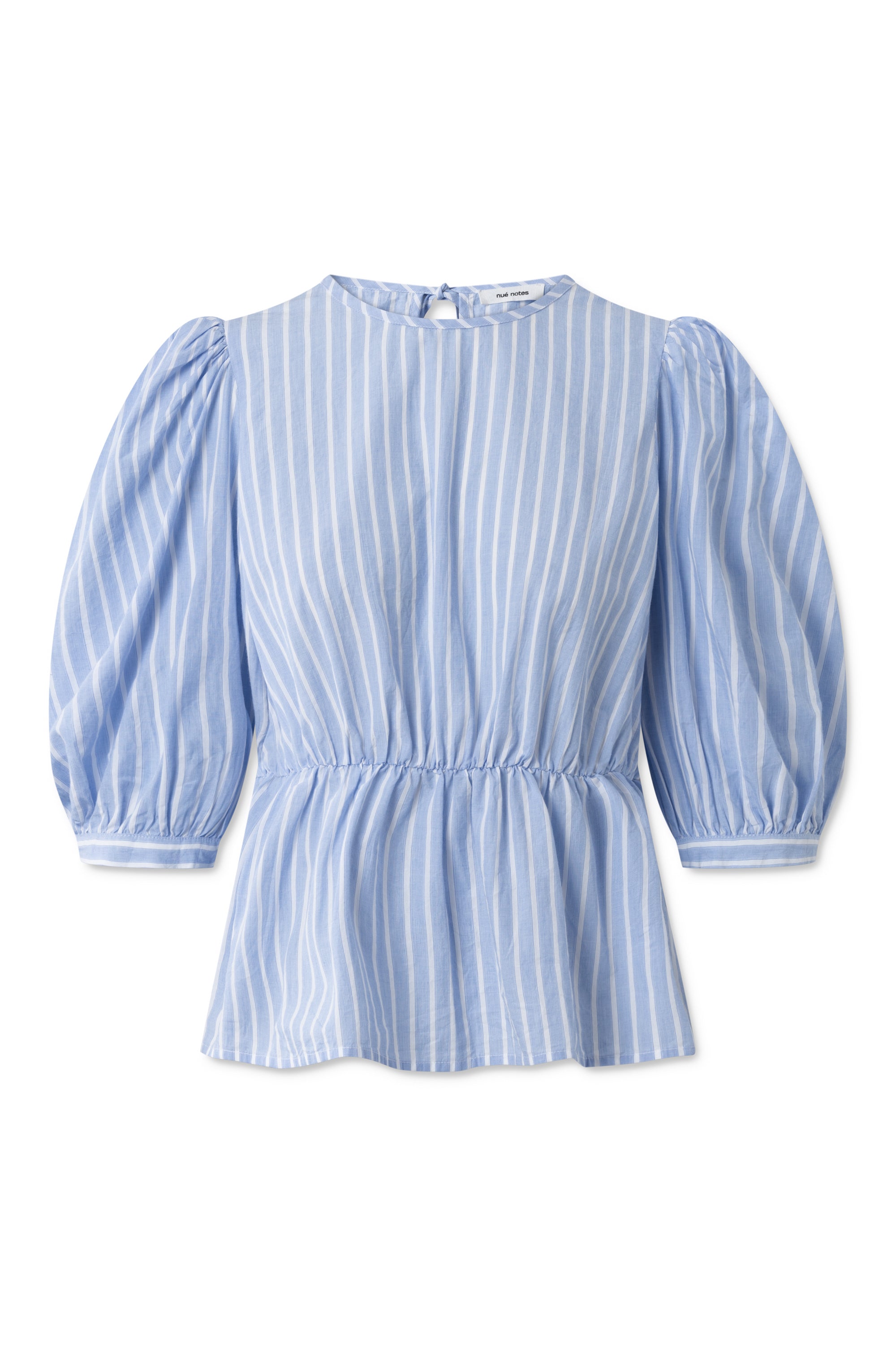 nué notes Brennen Blouse - Blue Stripe Blouses 494 Blue Stripe