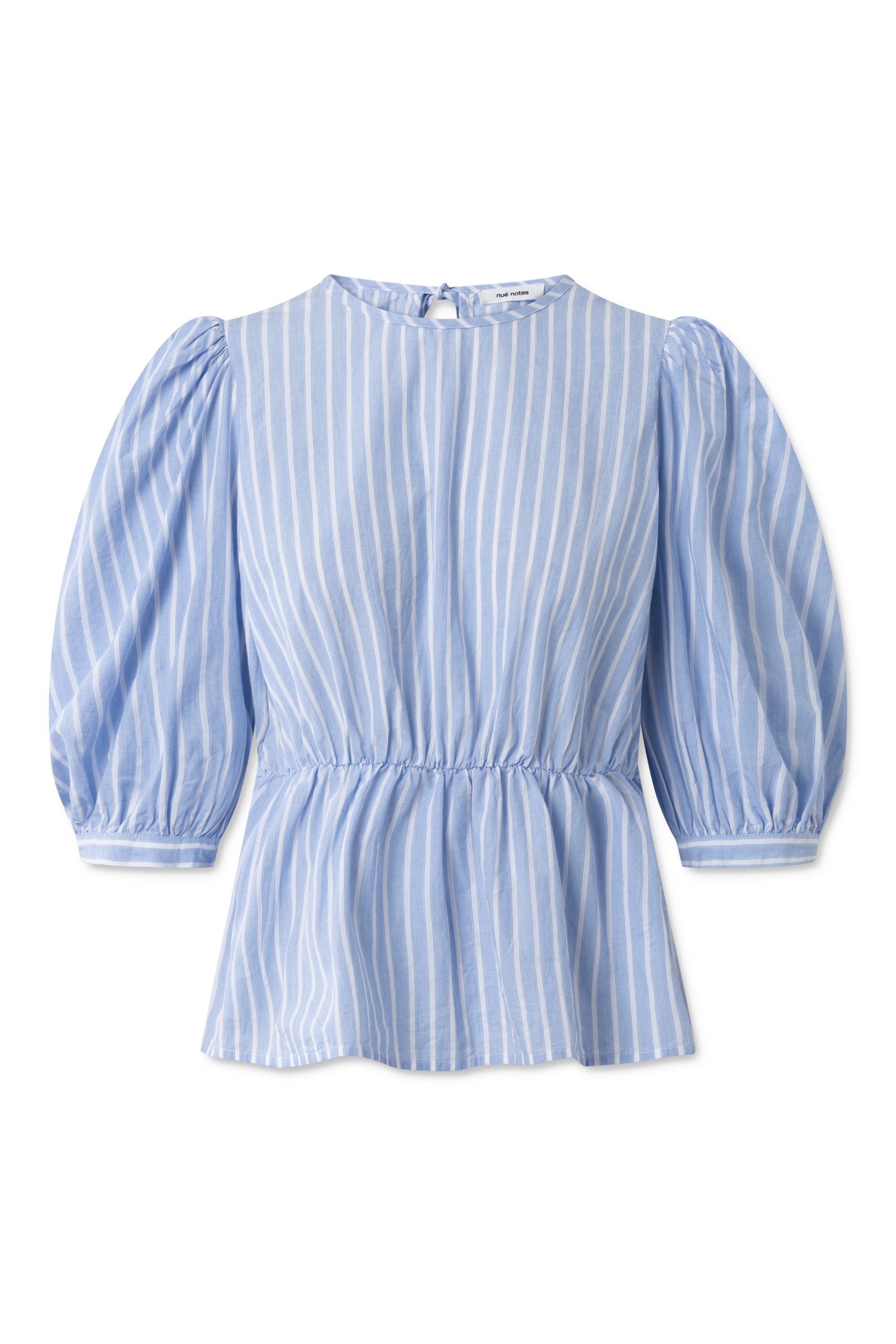 nué notes Brennen Blouse - Blue Stripe BLOUSES 494 Blue Stripe