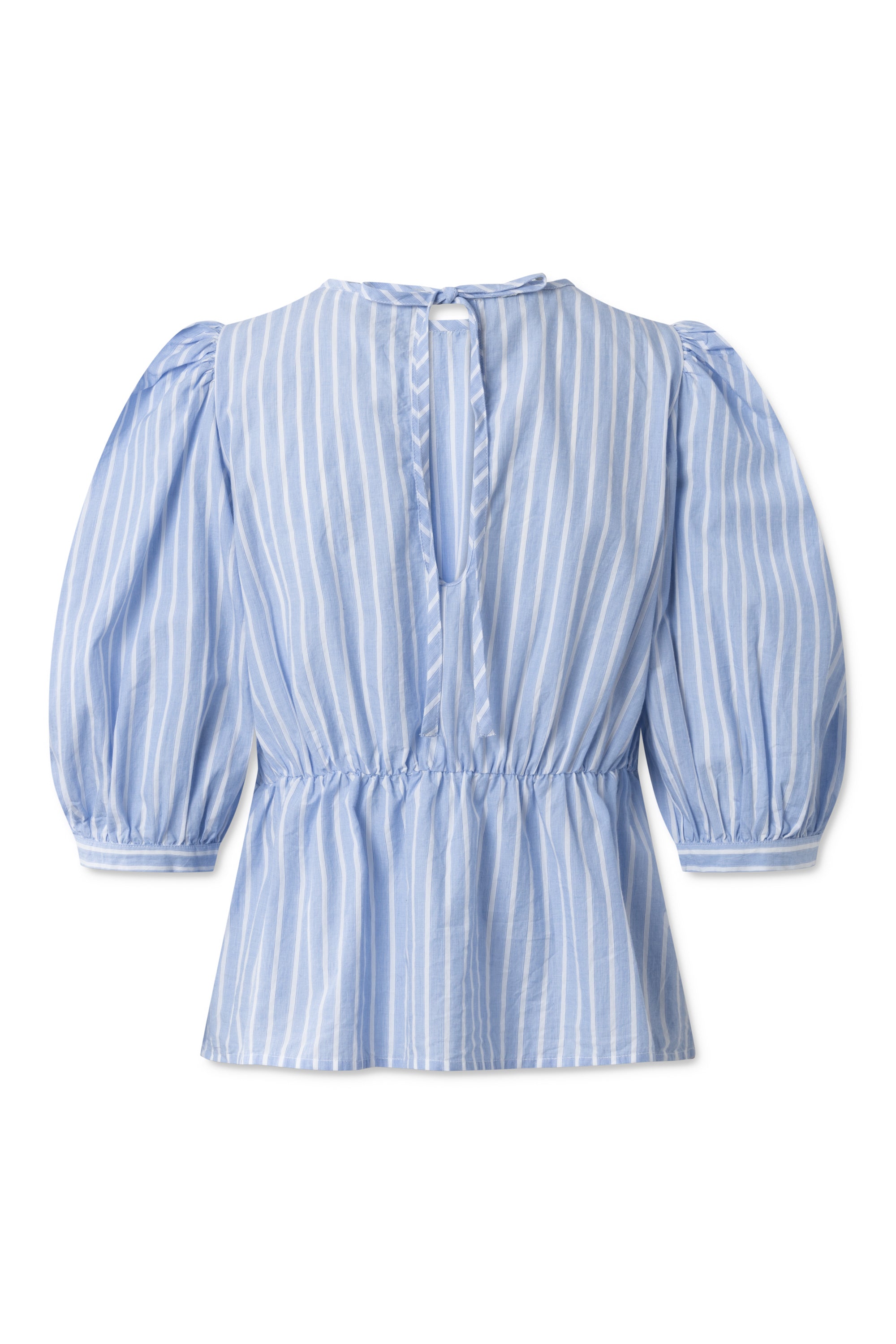 nué notes Brennen Blouse - Blue Stripe Blouses 494 Blue Stripe