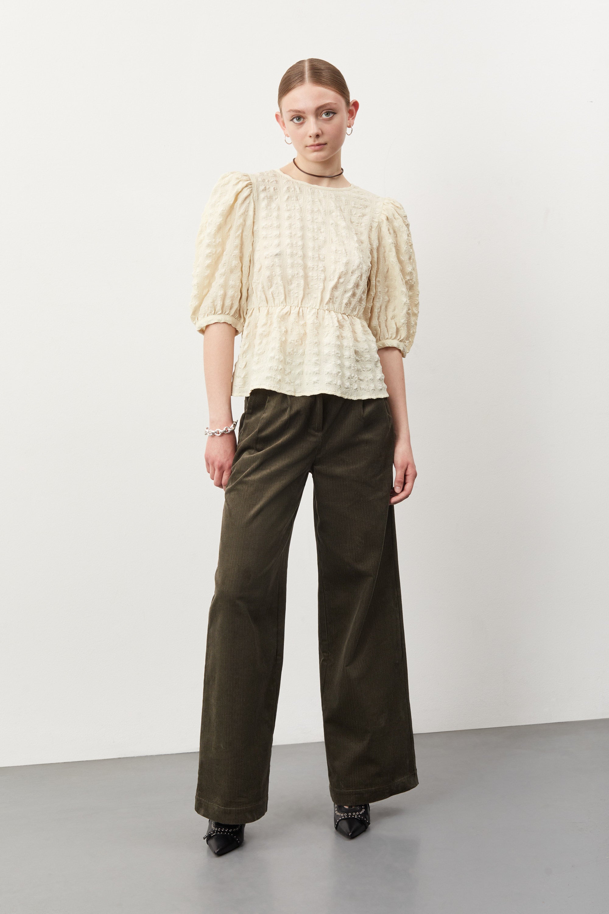 nué notes Brennen Blouse - Creme Blouses Creme