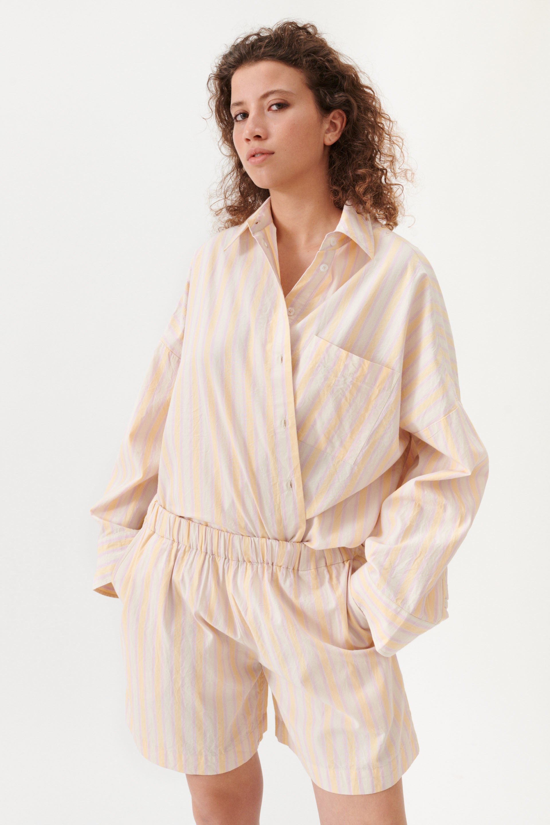 nué notes Bruno Shirt Shirts 032 Multi Yellow