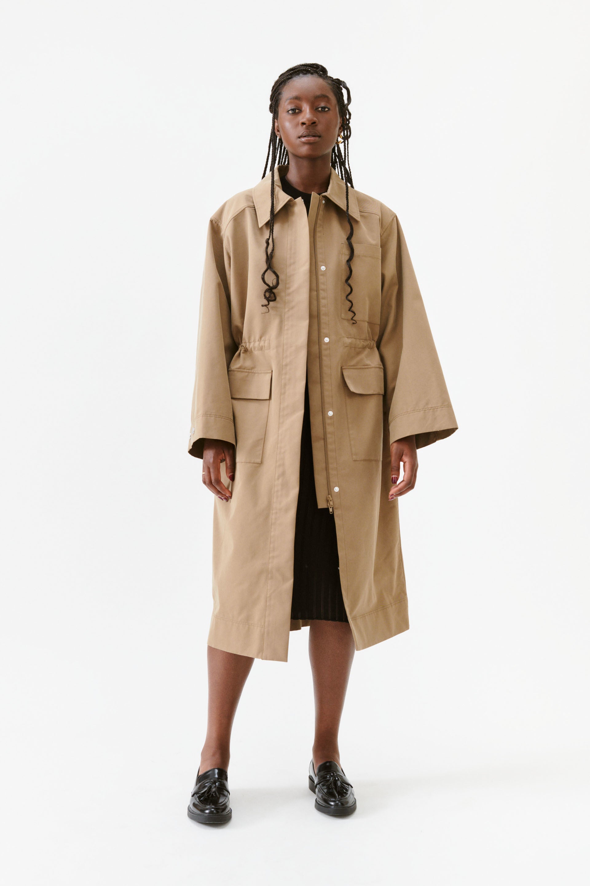 nué notes Easton Coat - Brown Outerwear 700 Brown