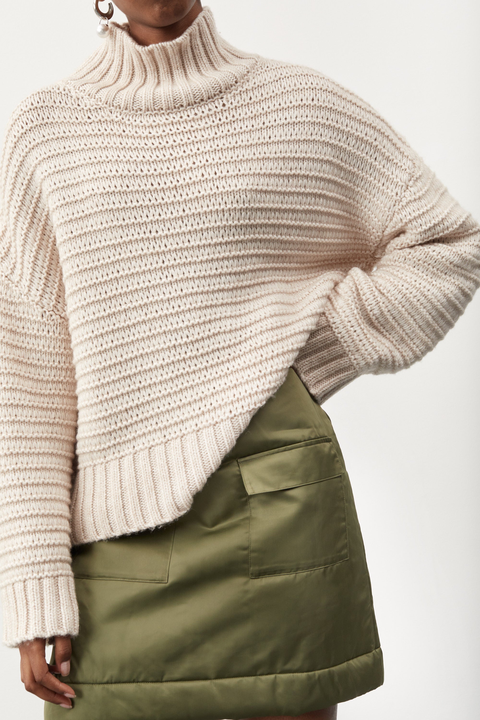 nué notes Herlof Skirt - Army Skirts 641 Army