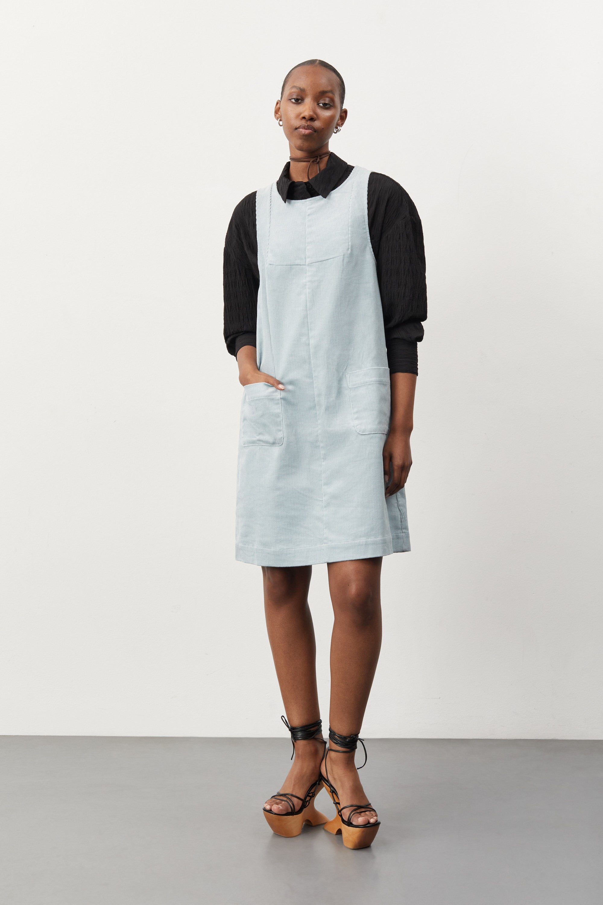 nué notes Matti Dress - Pearl Blue Dresses 423 Pearl Blue