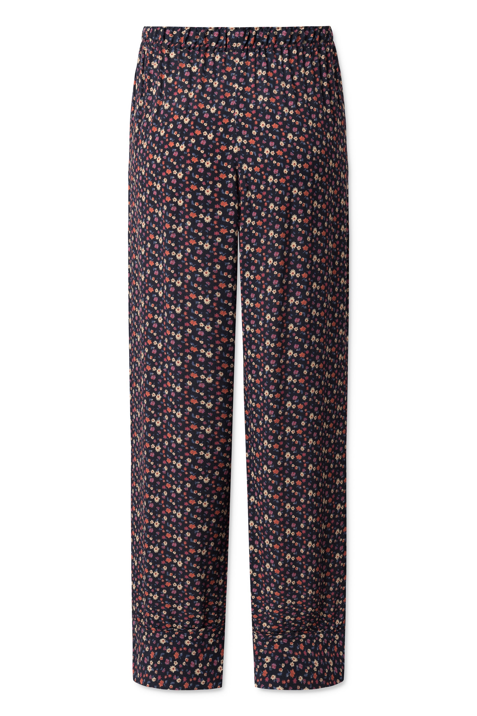 nué notes Pablo Pants - Black Flowered  040 MULTI BLACK