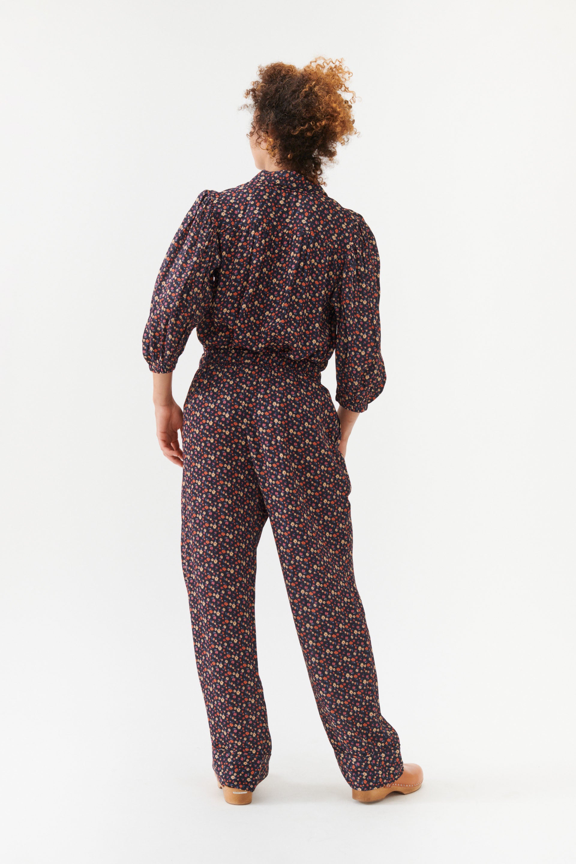 nué notes Theo Shirt - Multi Black Shirts 040 MULTI BLACK