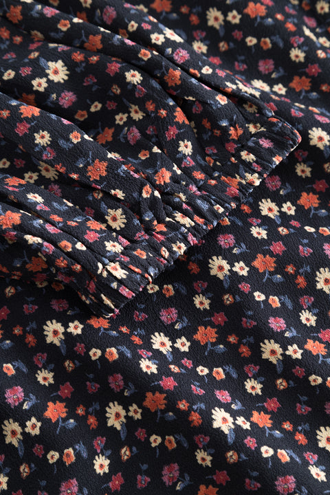 nué notes Theo Shirt - Multi Black Shirts 040 MULTI BLACK