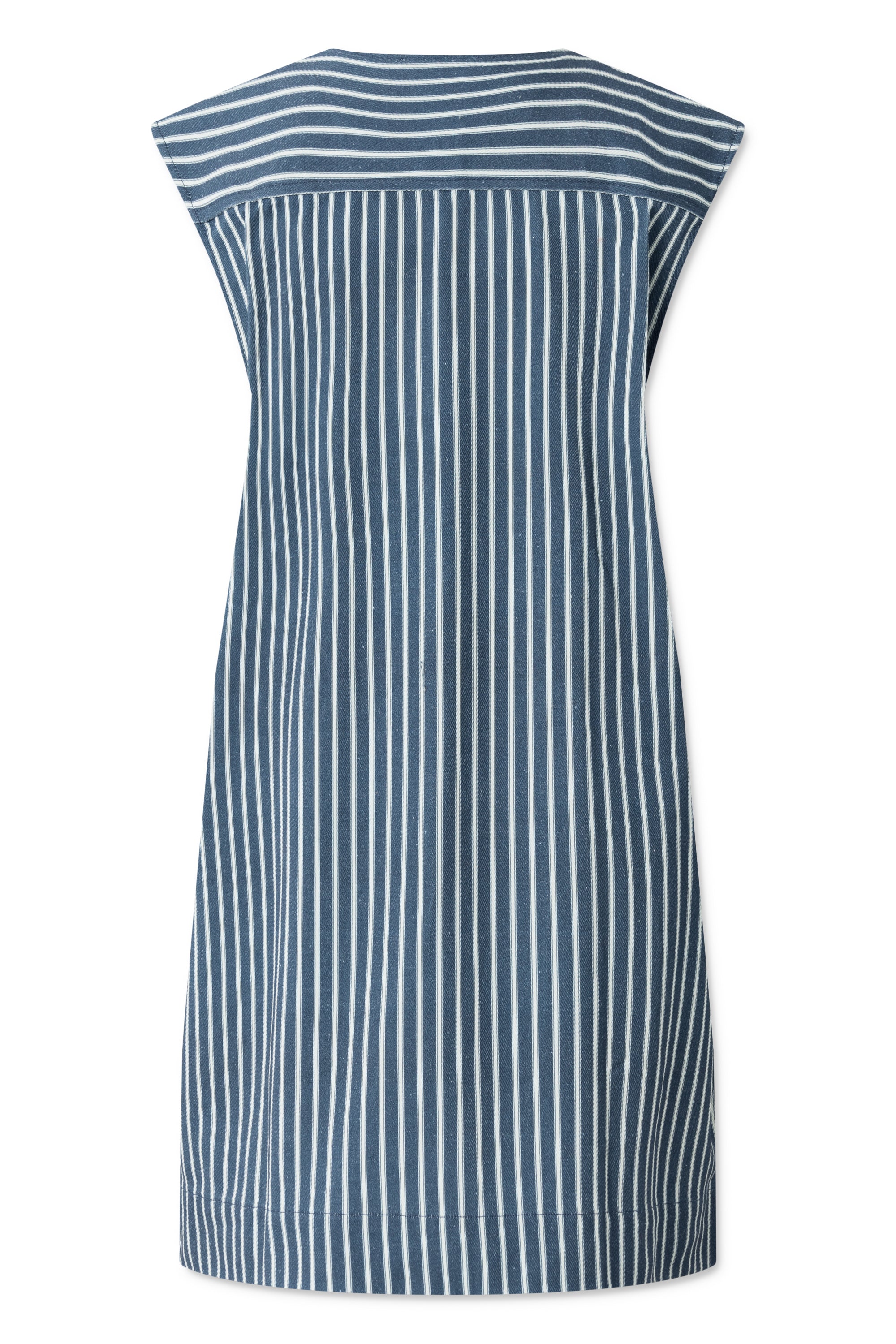 nué notes Vesper Vest - Dark Blue Stripe VEST 495 DARK BLUE STRIPE