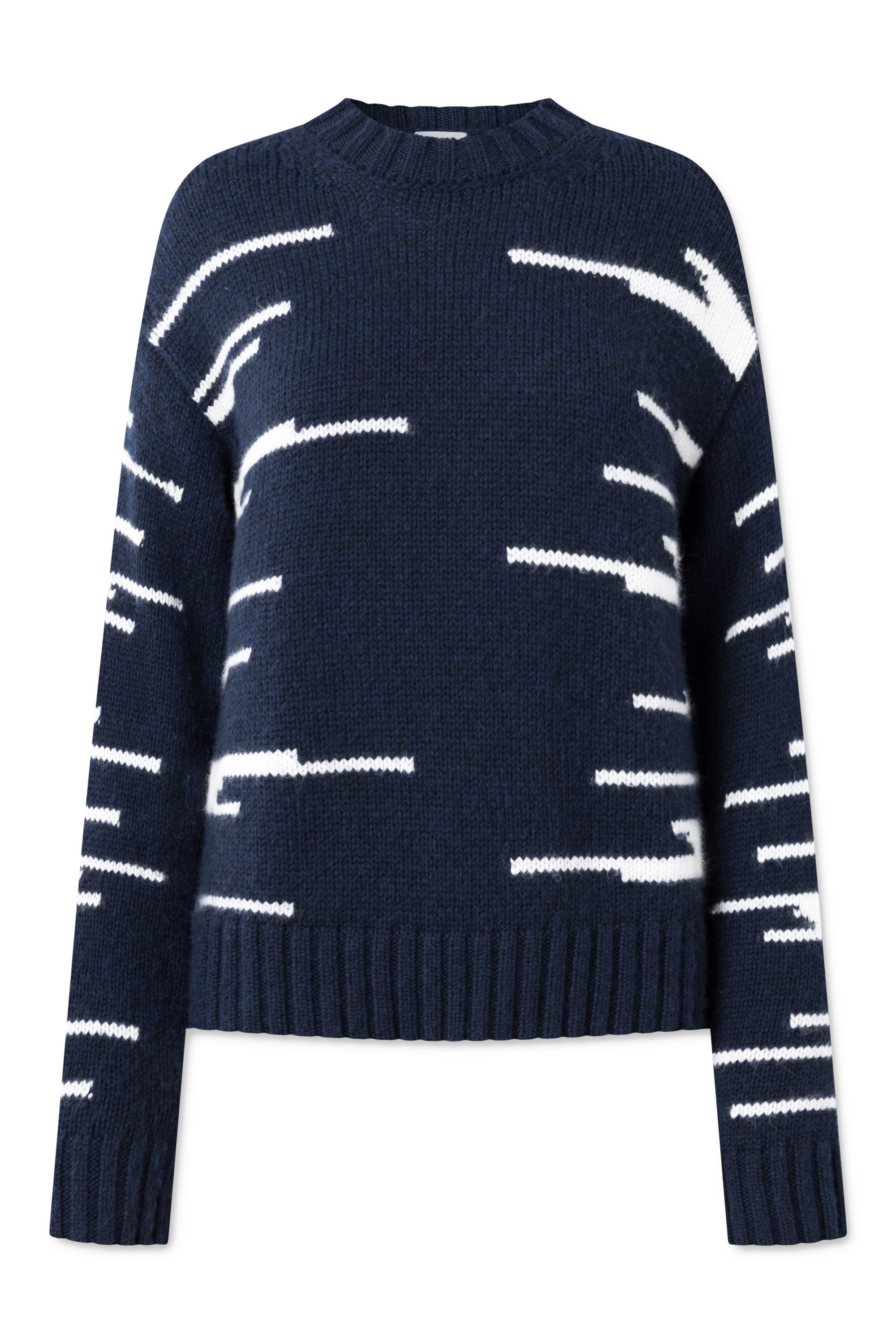 nué notes Viggo Pullover - Navy Tofu KNITWEAR 938 NAVY TOFU