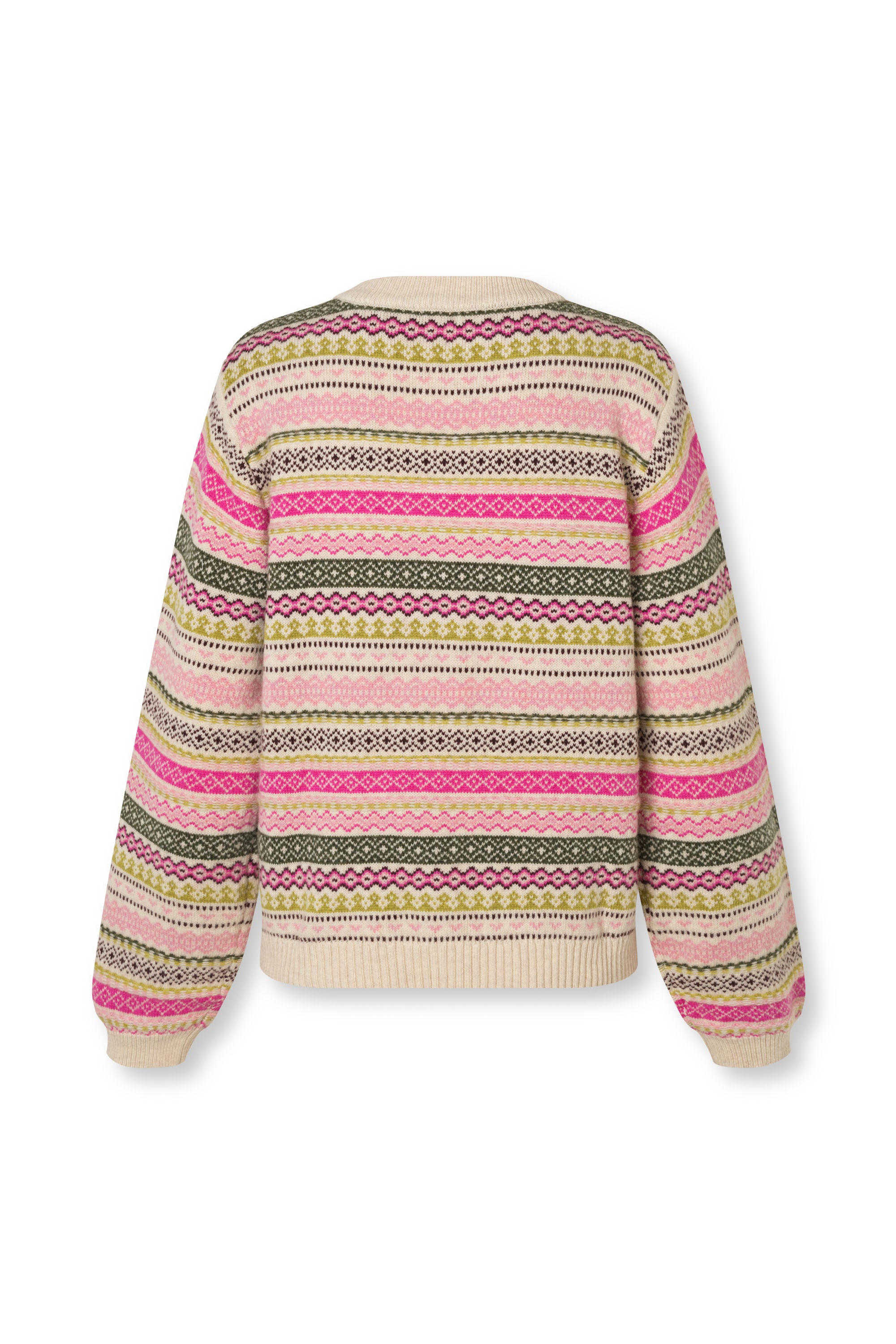 nué notes 25C-481-1193 Crewneck 978 Pink Multi Knit