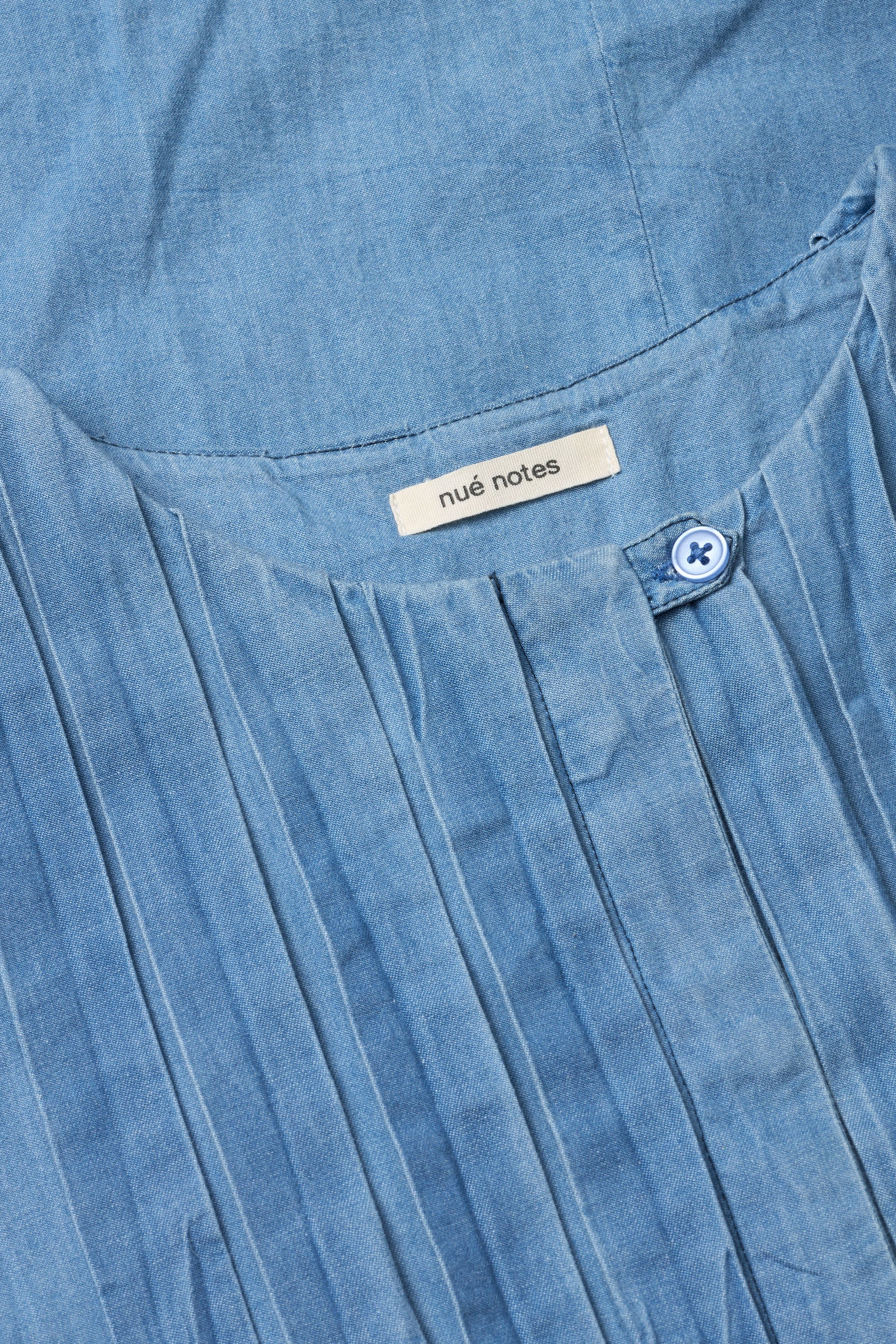 nué notes Ackas Shirt Dress 406 Denim Blue