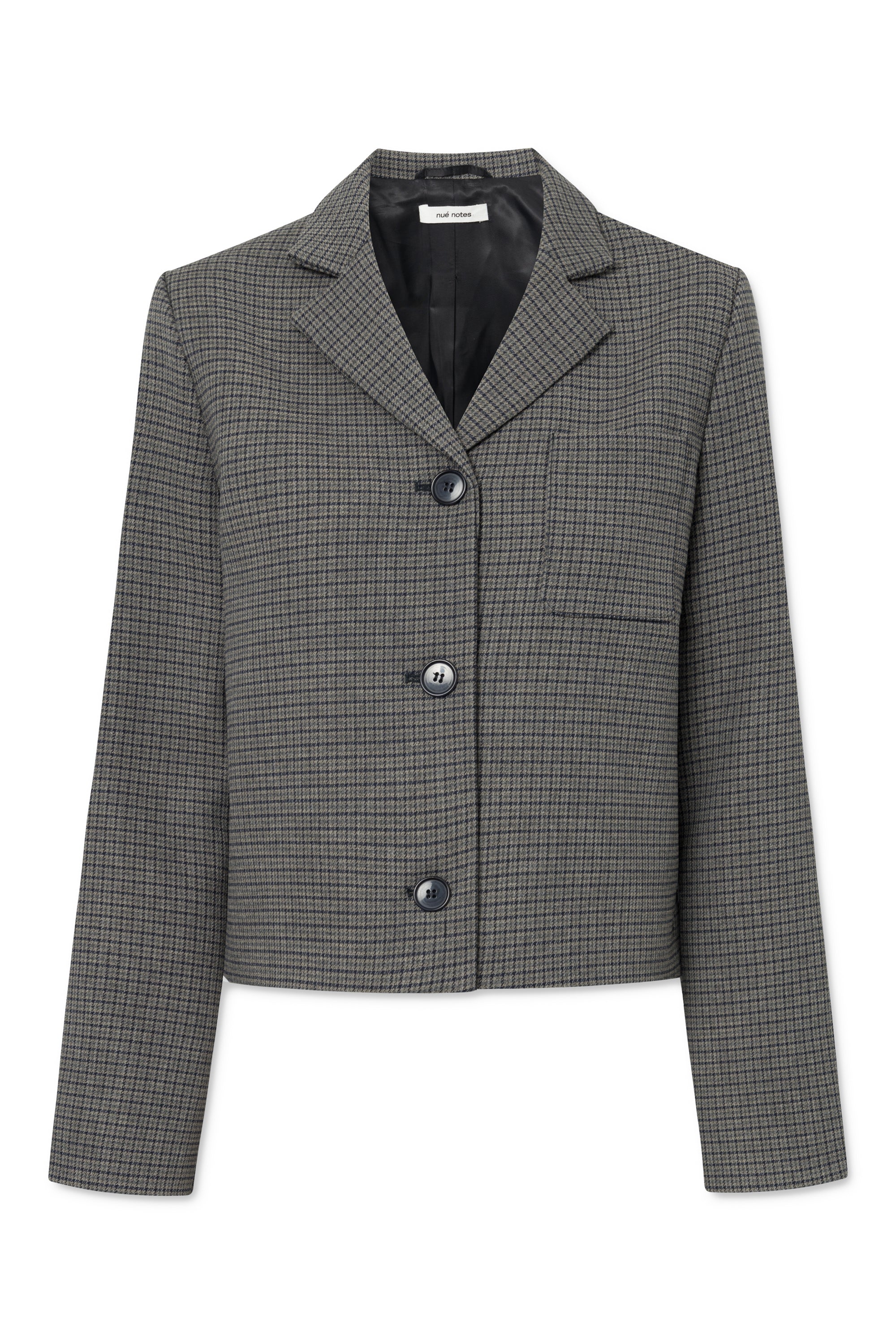 ジャケット・アウター EG \"DL Jacket Glen Plaid Houndstooth\" Single-breasted glen plaid jacket in Multicolor for Women