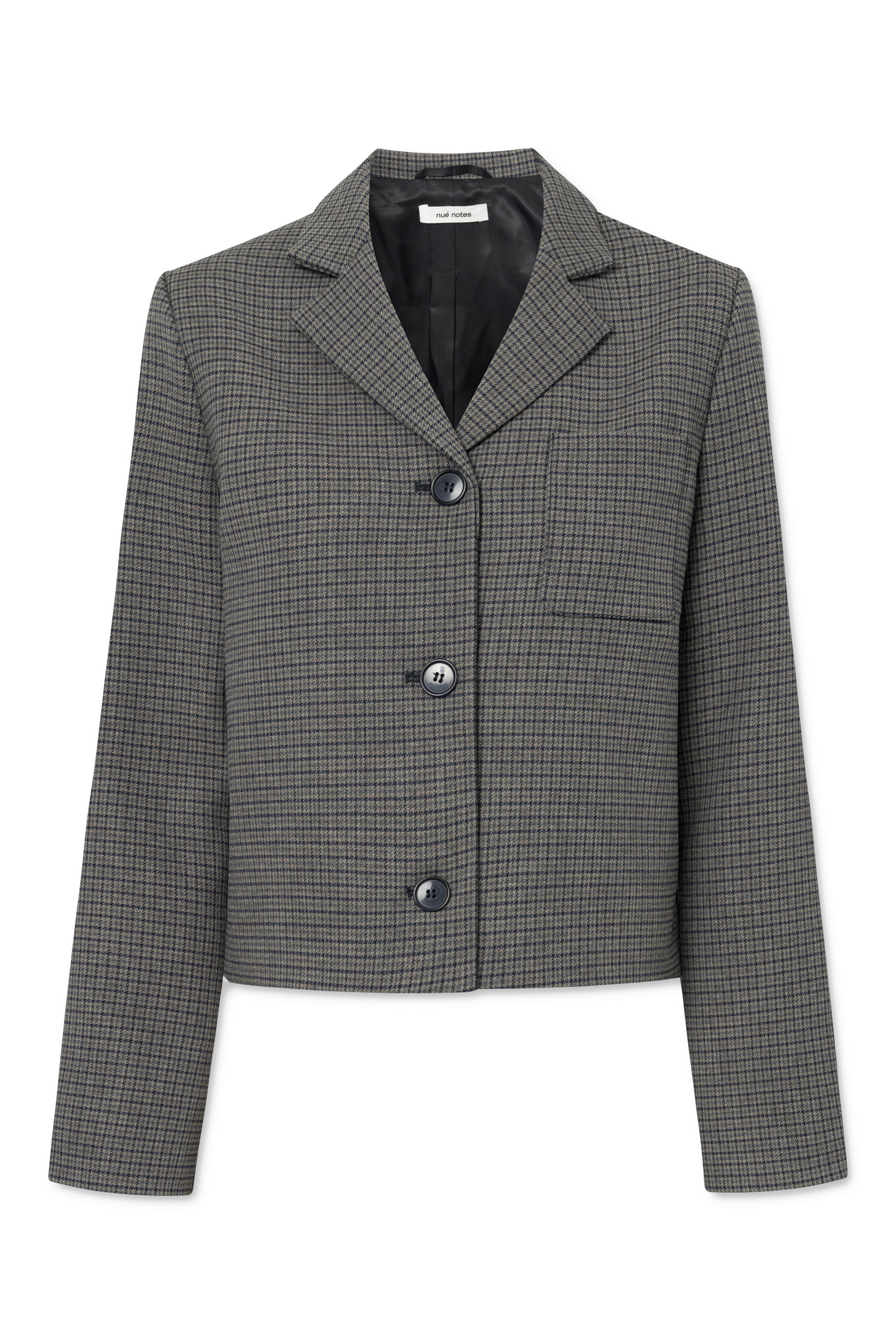 nué notes Aden Jacket OUTERWEAR 818 Grey Houndstooth