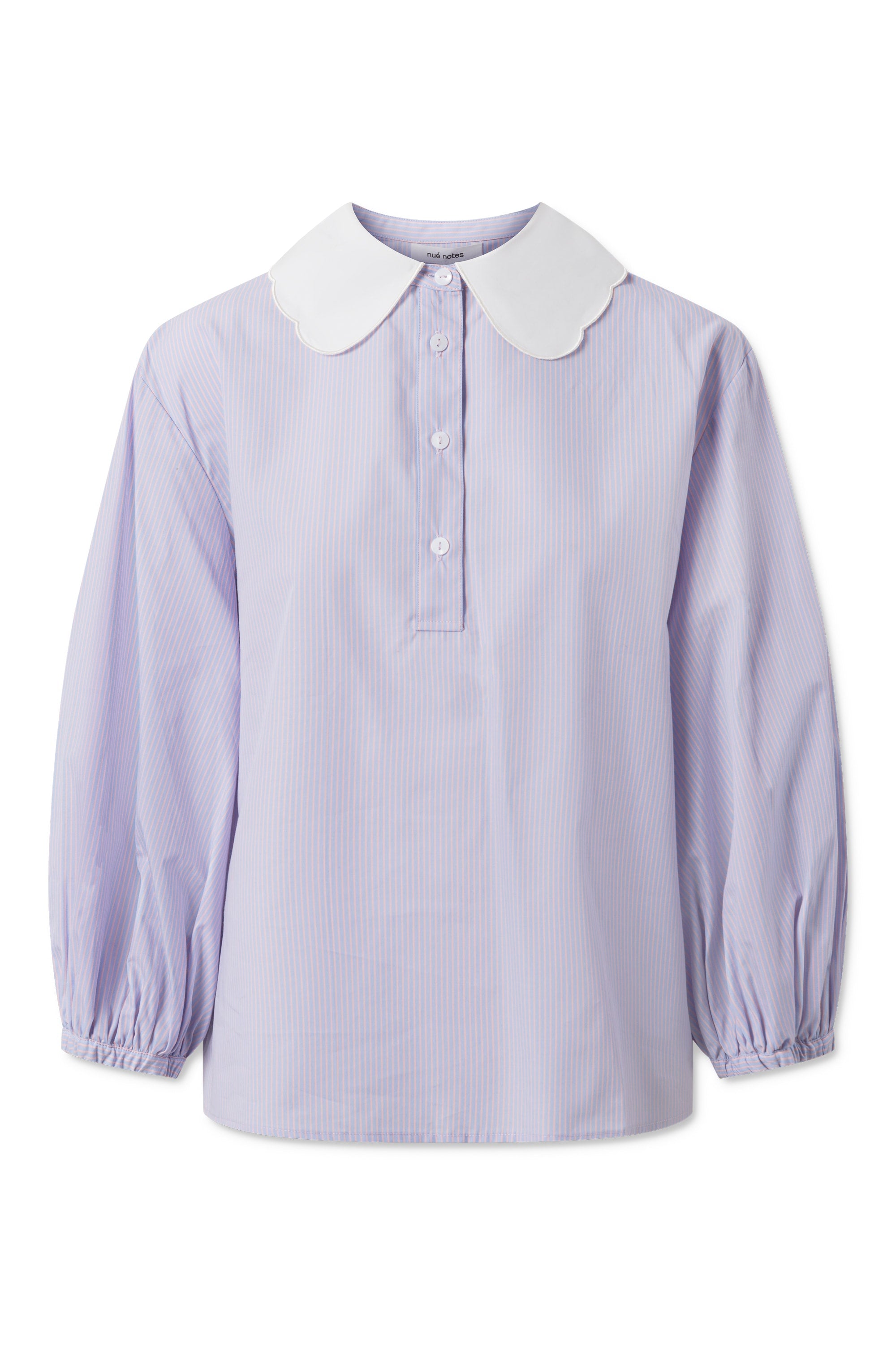 nué notes Albert Blouse - Peach Blossom Light Blue Blouses 332 Peach Blossom