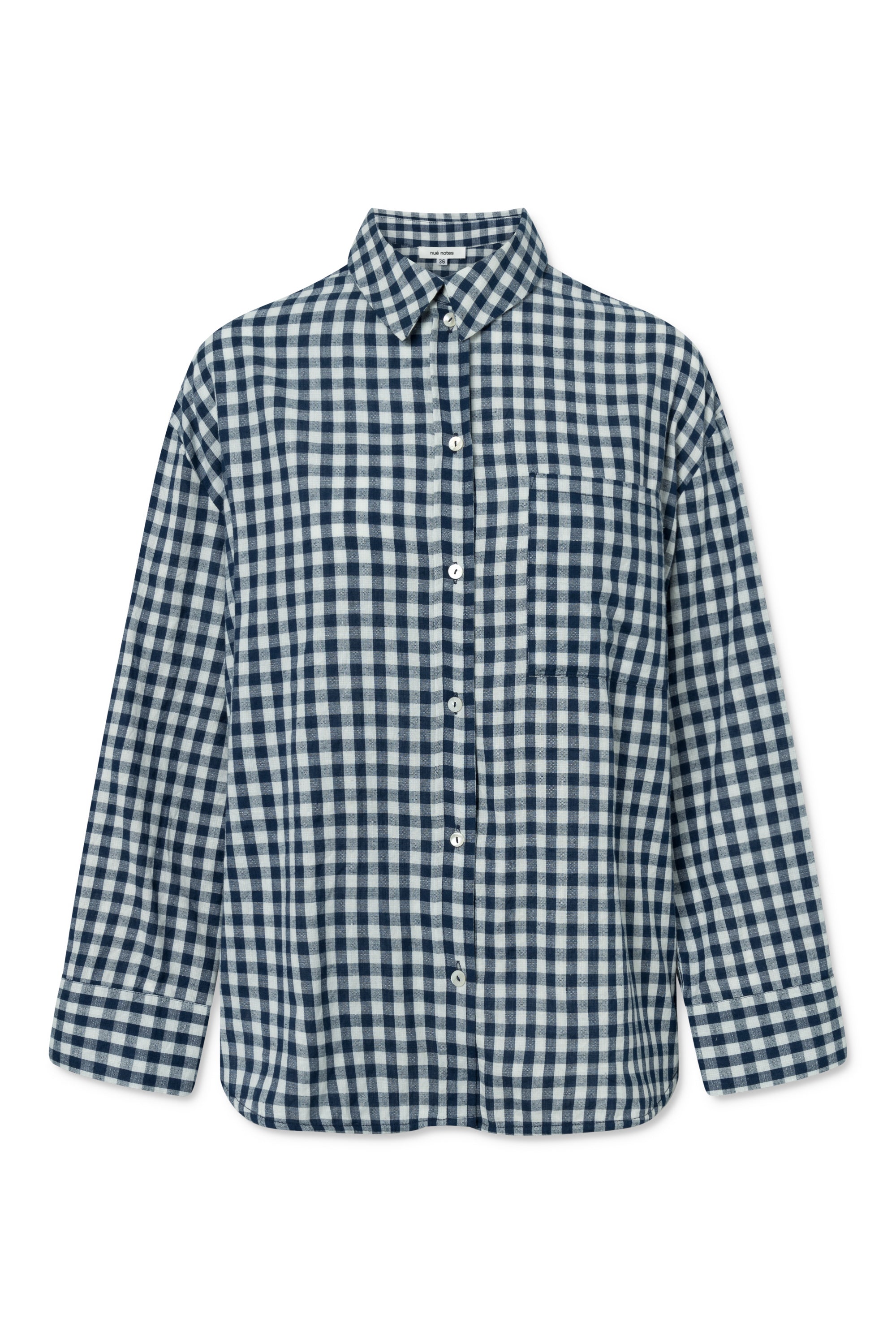 nué notes Alfonso Shirt SHIRTS 422 Blue Check