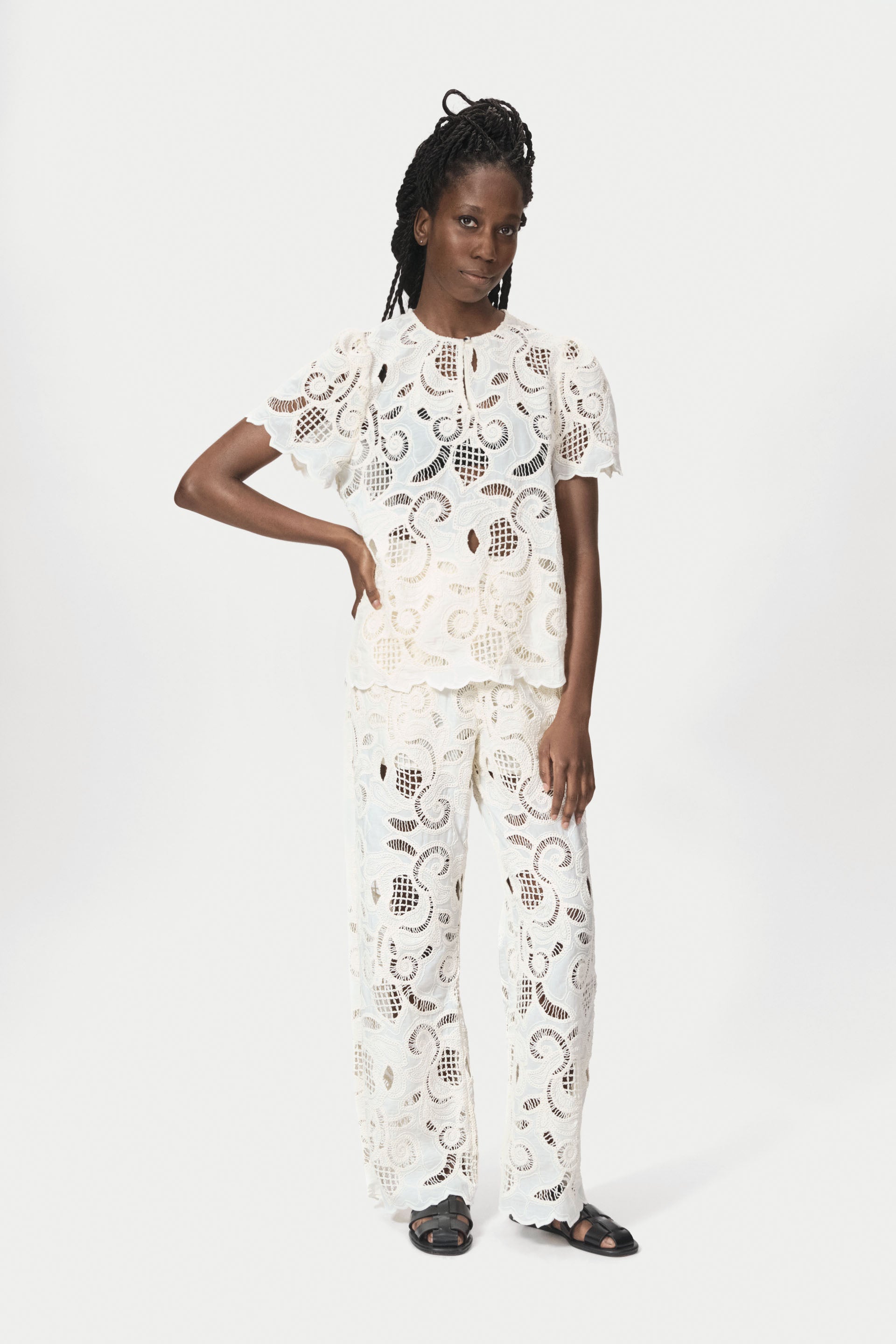 nué notes Algier Blouse Blouses 007 Egret