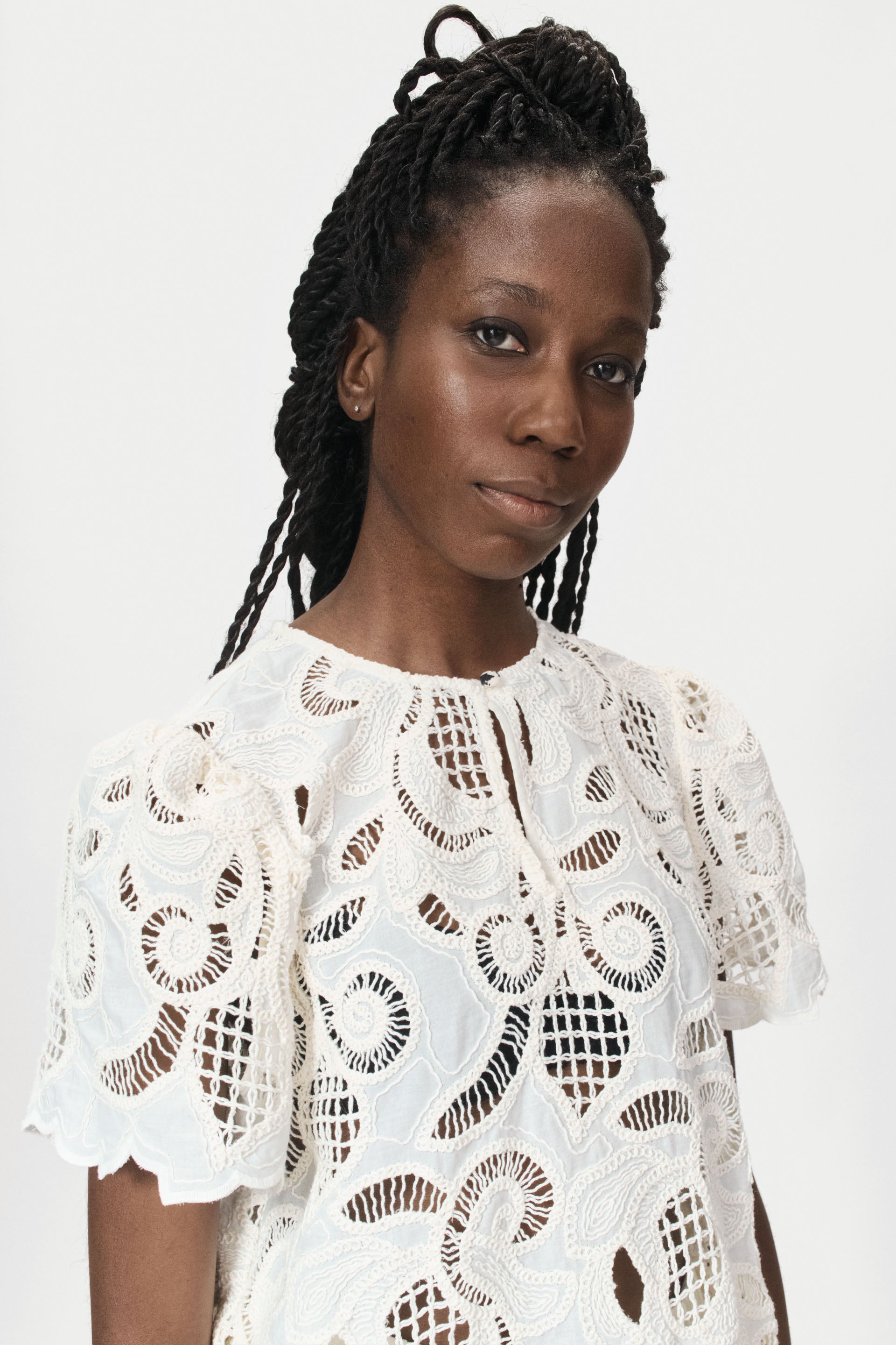 nué notes Algier Blouse Blouses 007 Egret