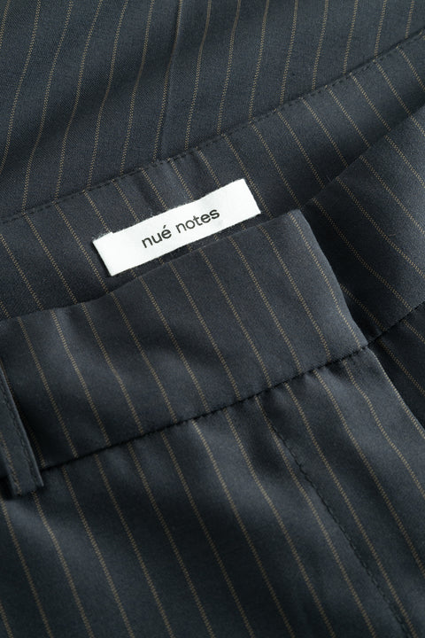 nué notes Alva Pants PANTS 940 Black Caramel Stripe
