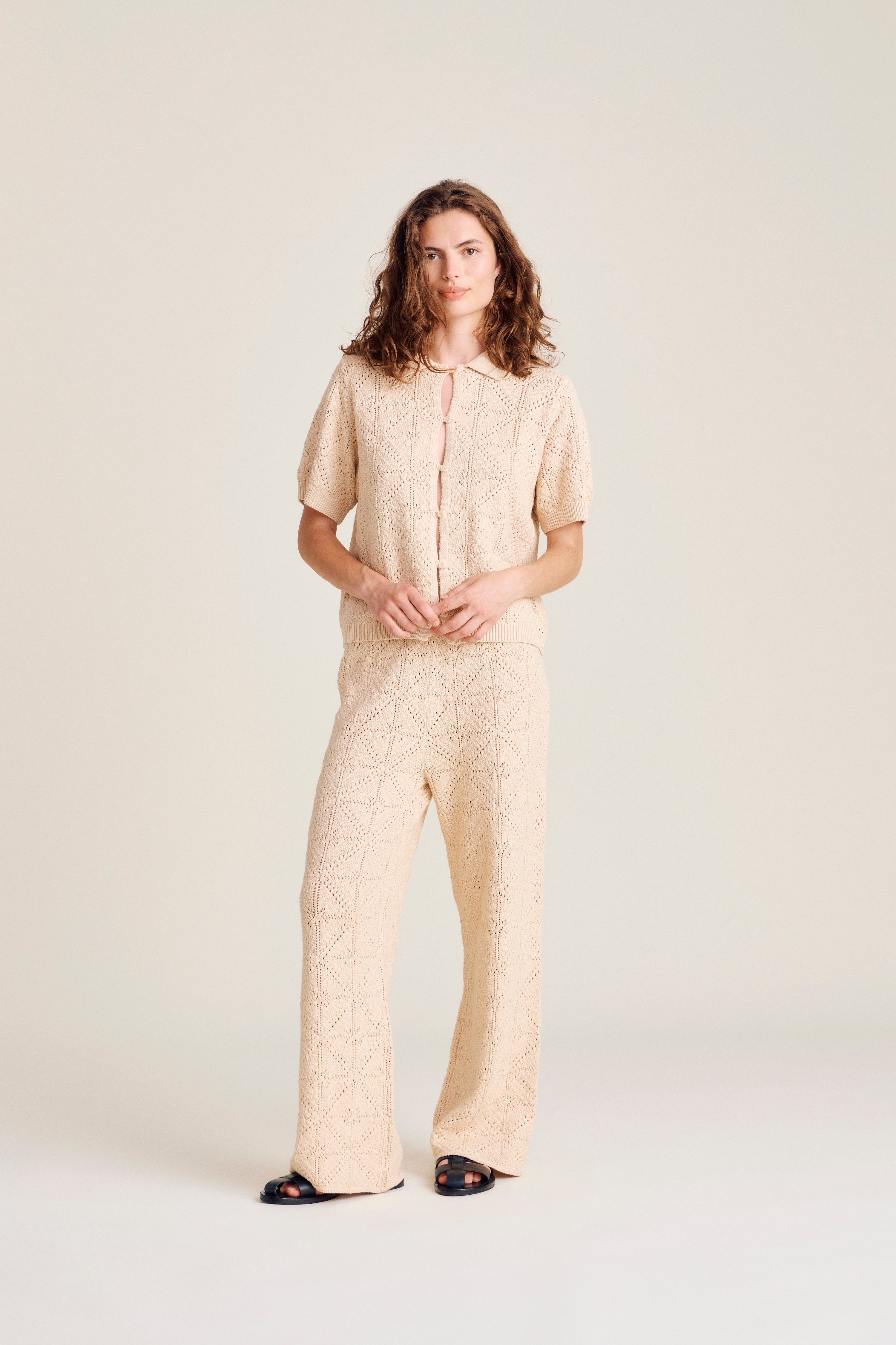 nué notes Anaco Shirt Shirt 104 Beige