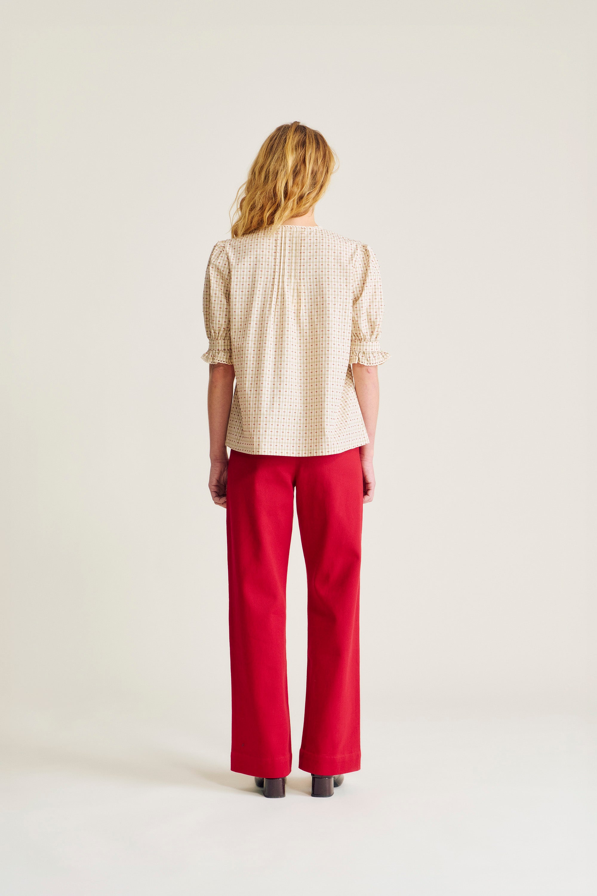 nué notes Anchorage Blouse Blouse 186 Bookshop Check