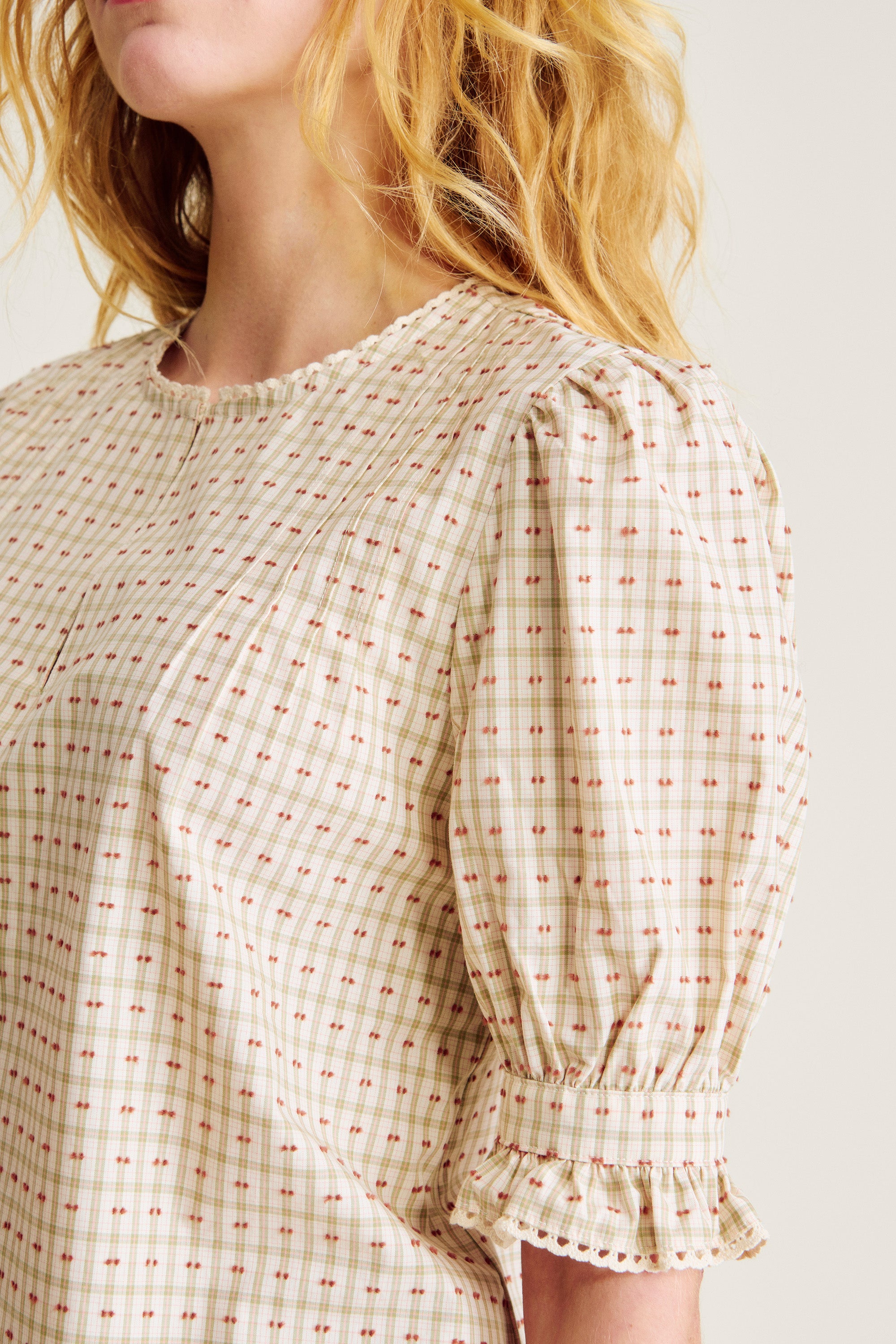 nué notes Anchorage Blouse Blouse 186 Bookshop Check