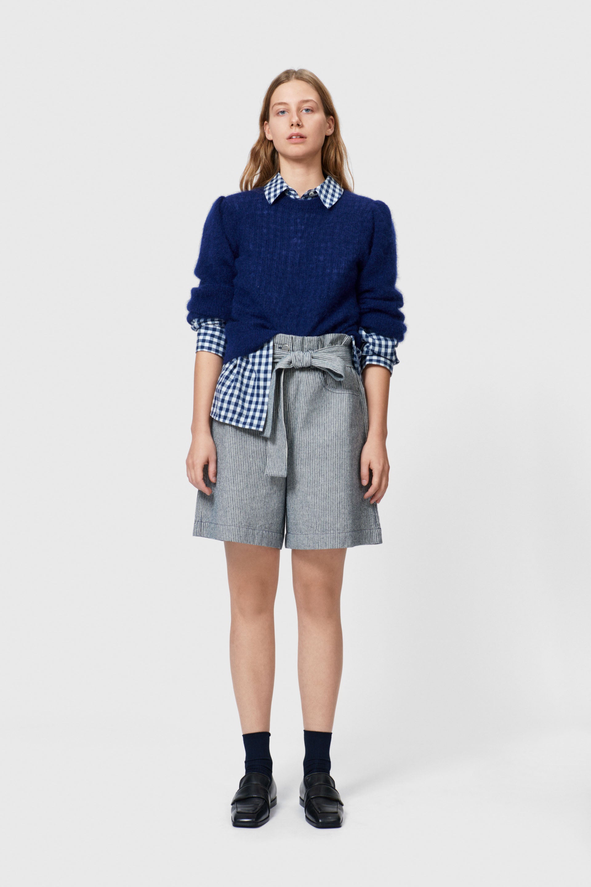 nué notes Andreas Shorts SHORTS & SKIRTS 536 Hickory Navy Stripe
