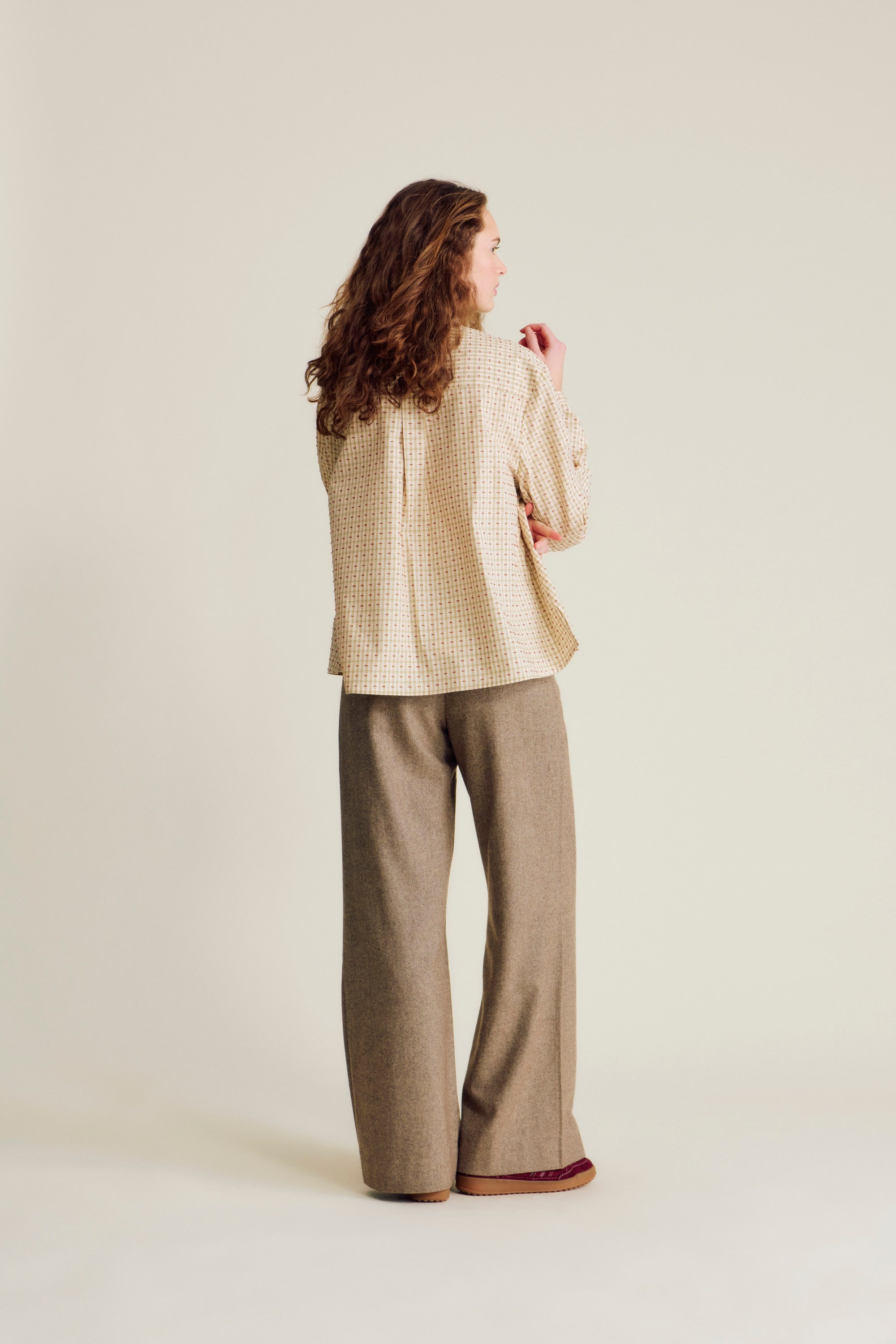 nué notes Andy Pants Pants 803 Brown Melange