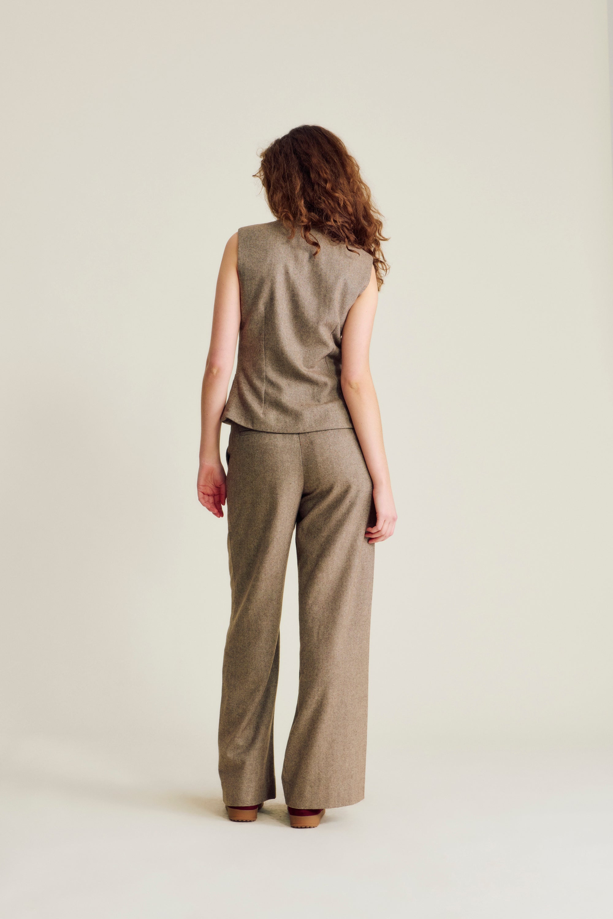 nué notes Andy Pants Pants 803 Brown Melange
