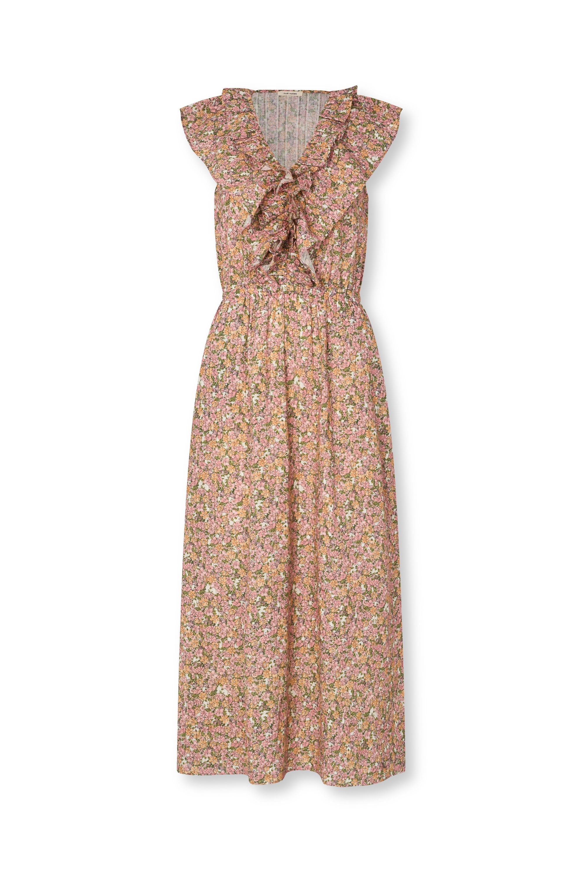 nué notes Antequera Dress Dress 188 Peach Floral