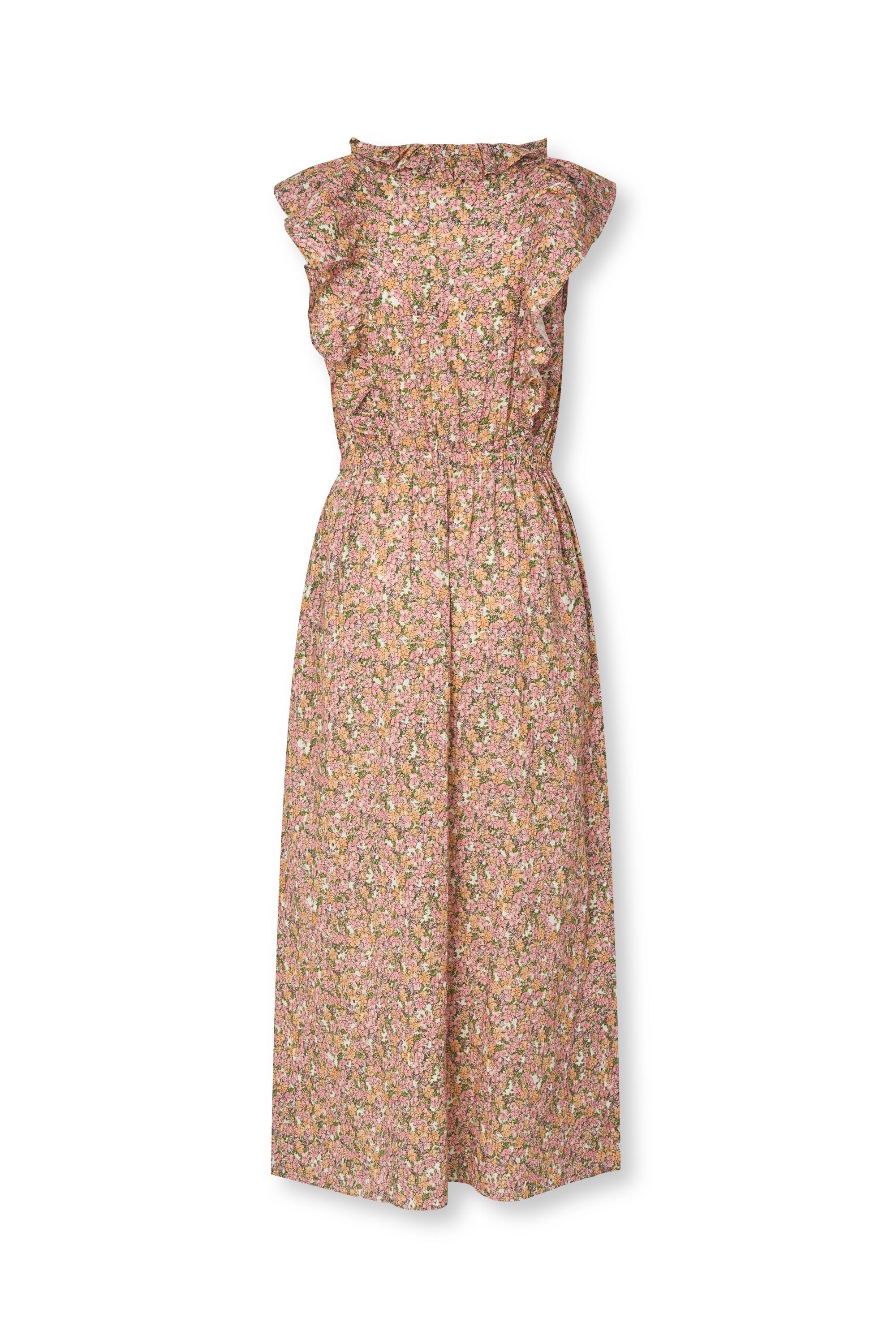 nué notes Antequera Dress Dress 188 Peach Floral