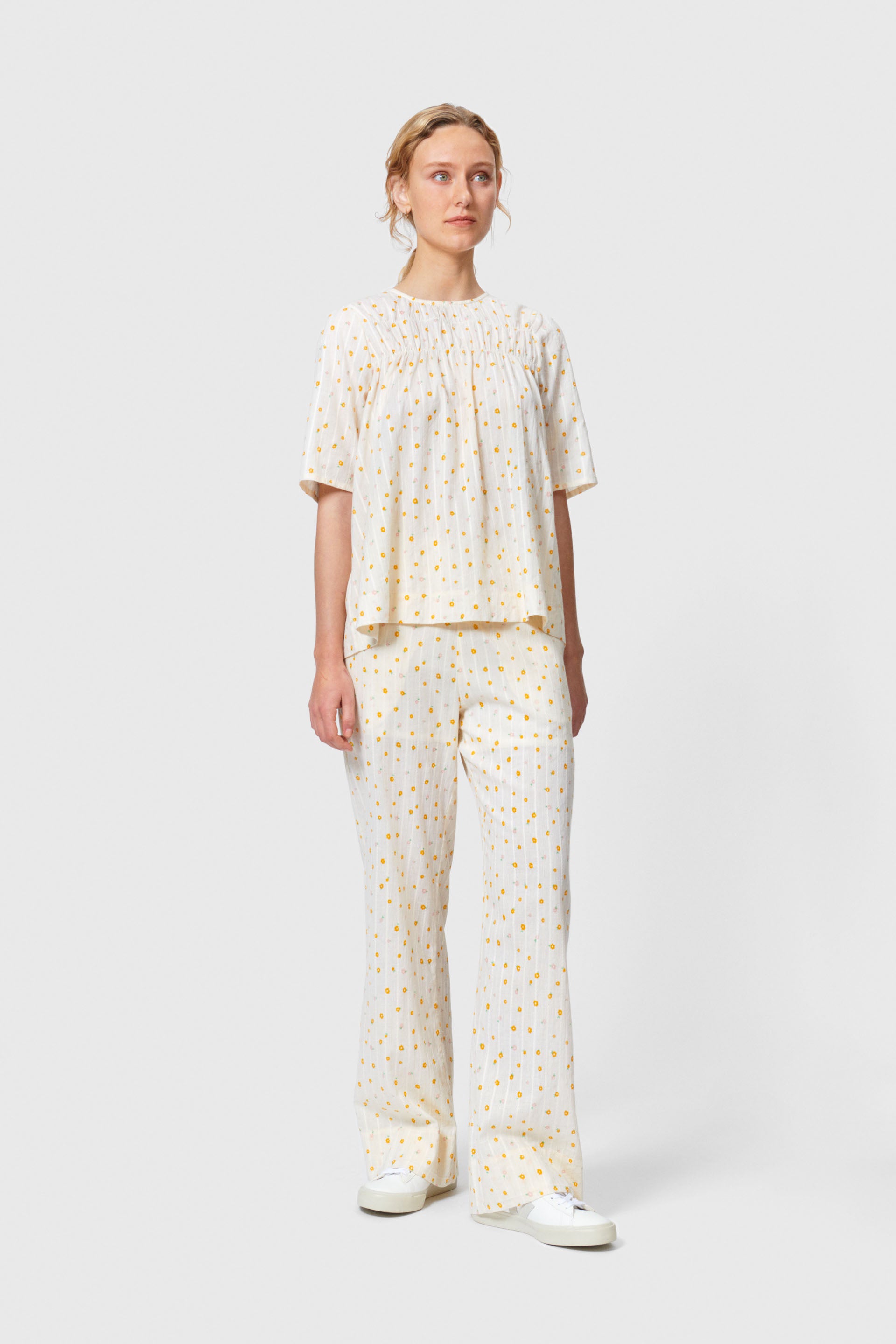 nué notes Atticus Blouse Blouses 161 Orange Flowers